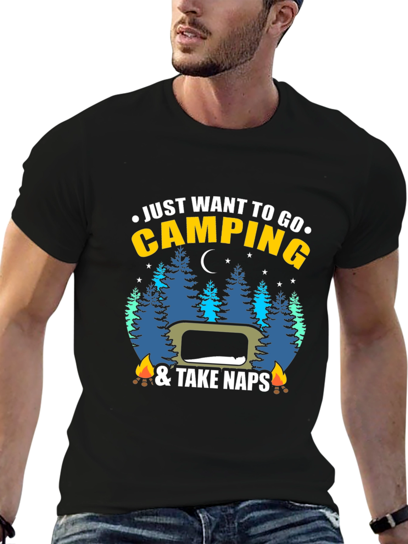 Camping Naps Graphic Tee