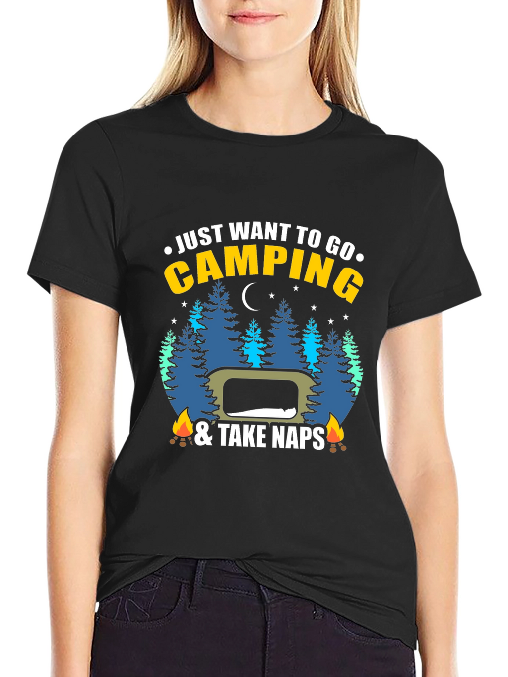 Camping Naps Graphic Tee