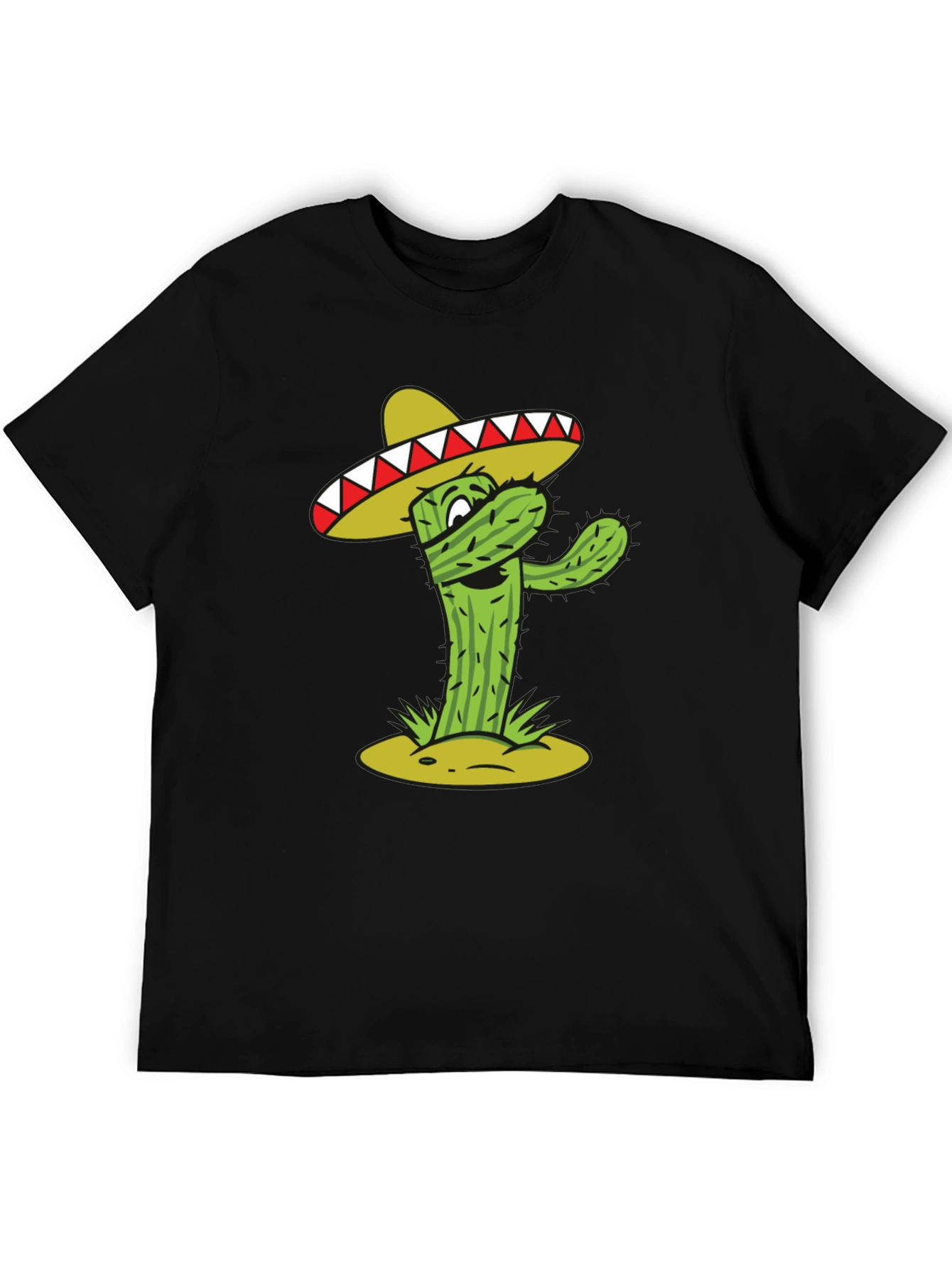 Cactus Sombrero Graphic T-Shirt