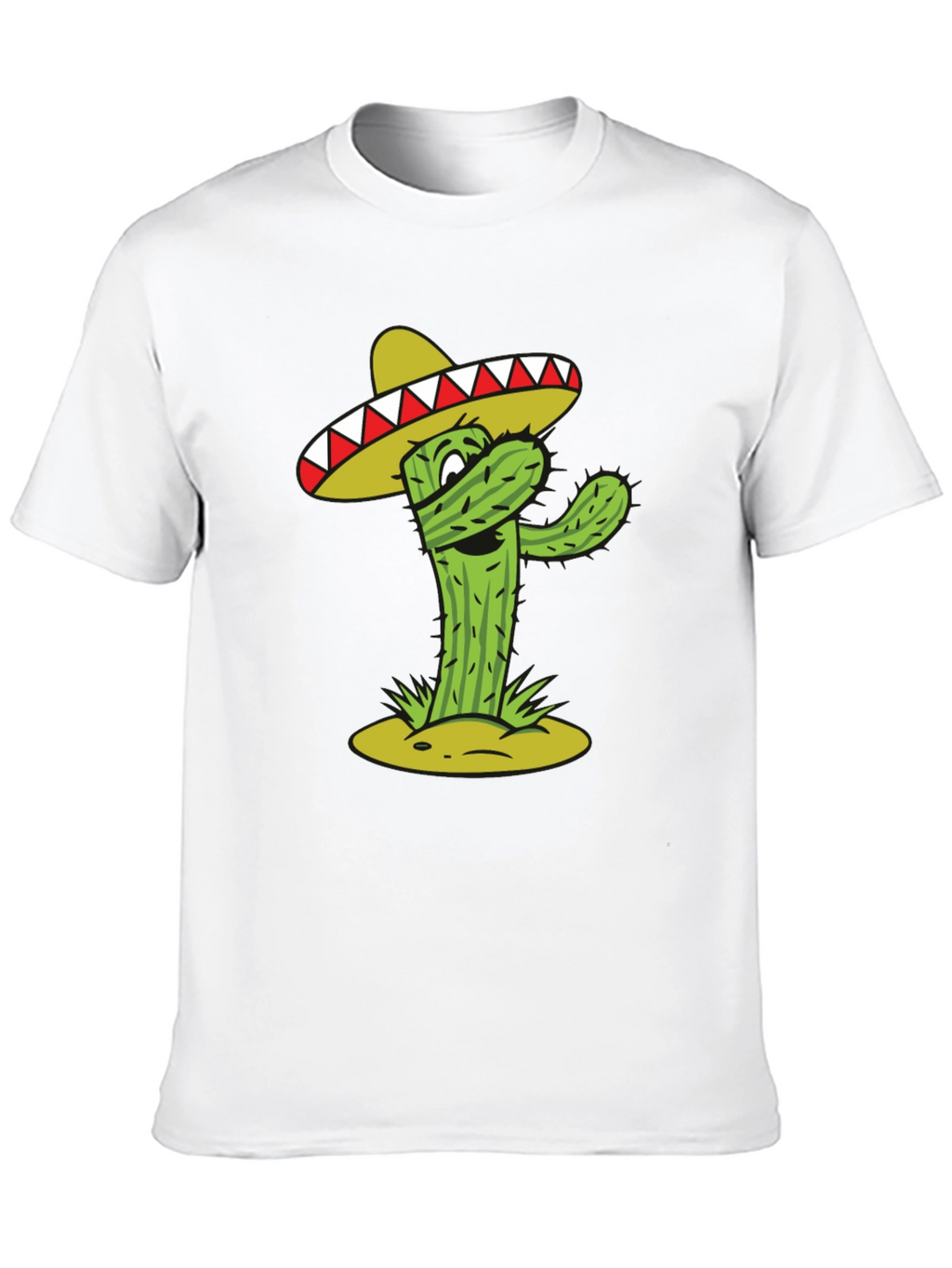 Cactus Sombrero Graphic T-Shirt