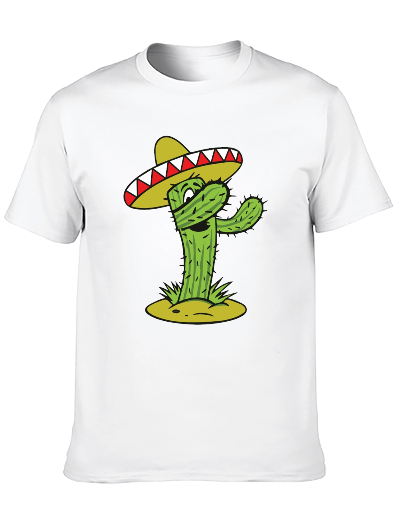 Cactus Sombrero Graphic T-Shirt