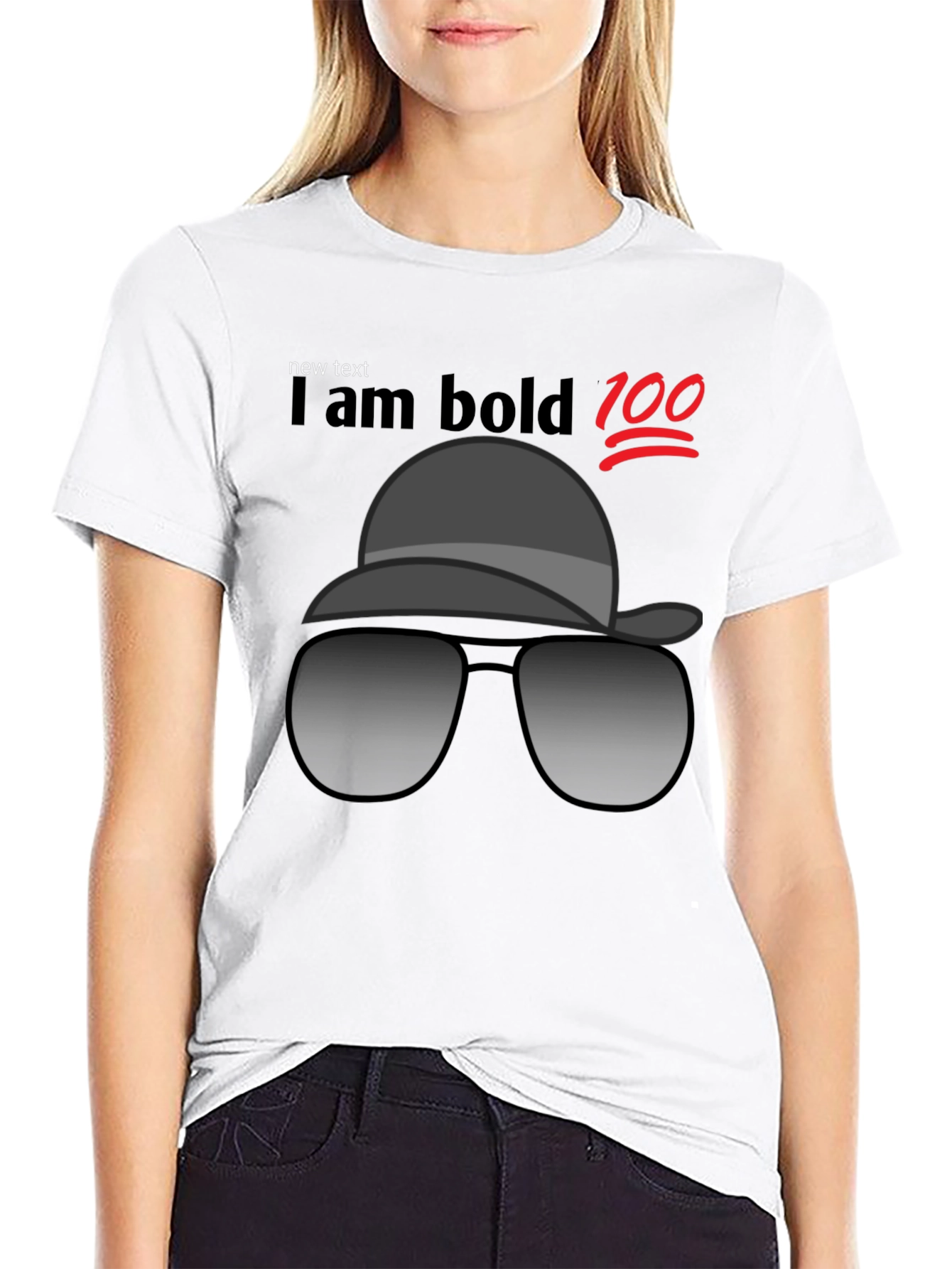 Cool Bold Style Black T-Shirt