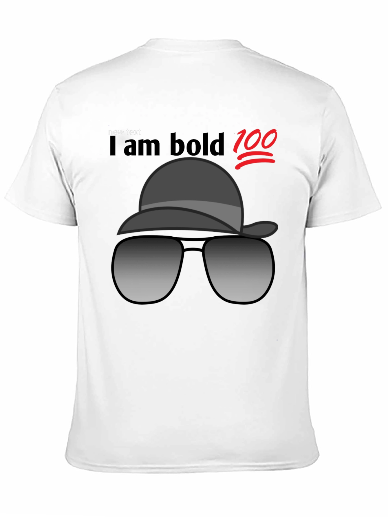 Cool Bold Style Black T-Shirt