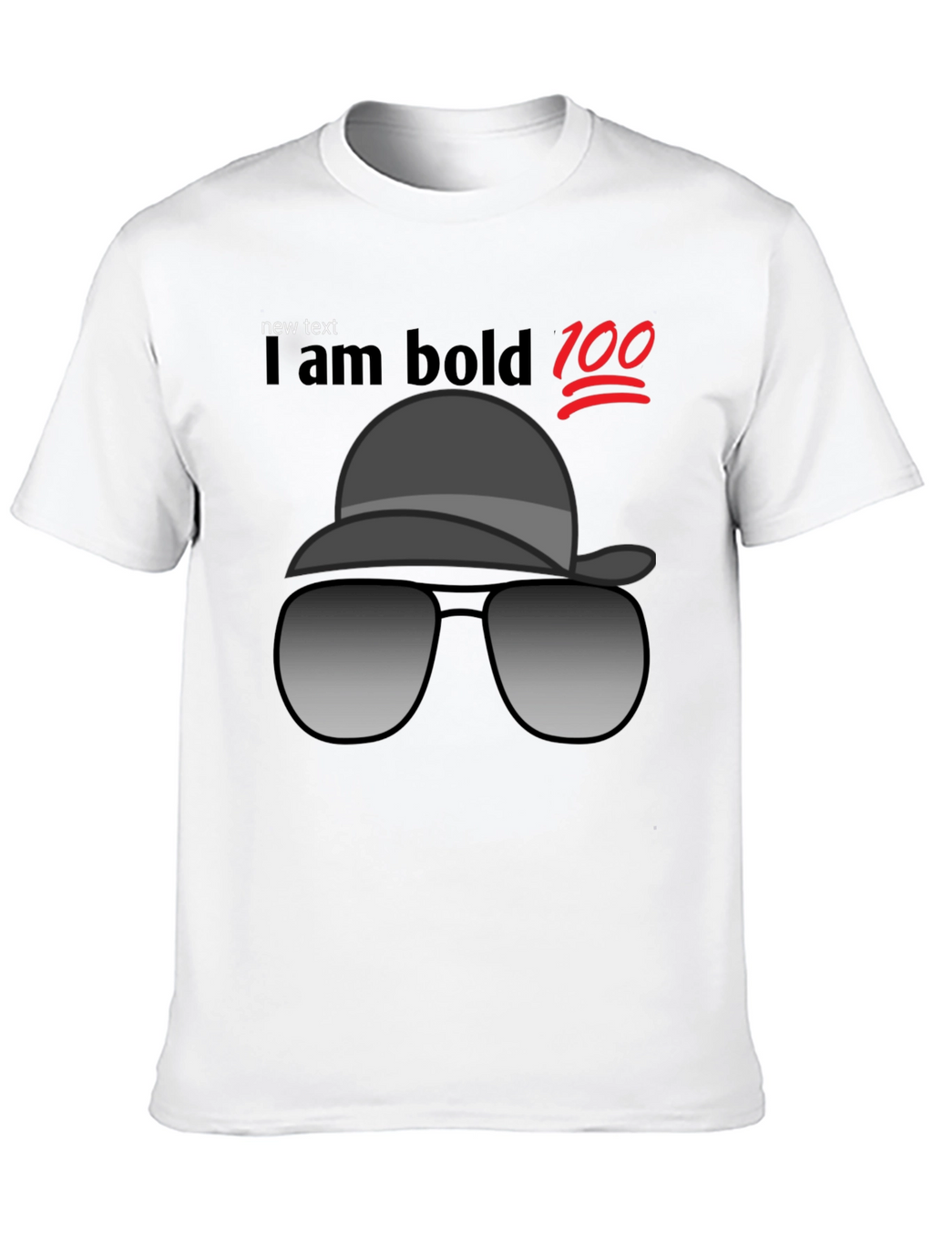 Cool Bold Style Black T-Shirt