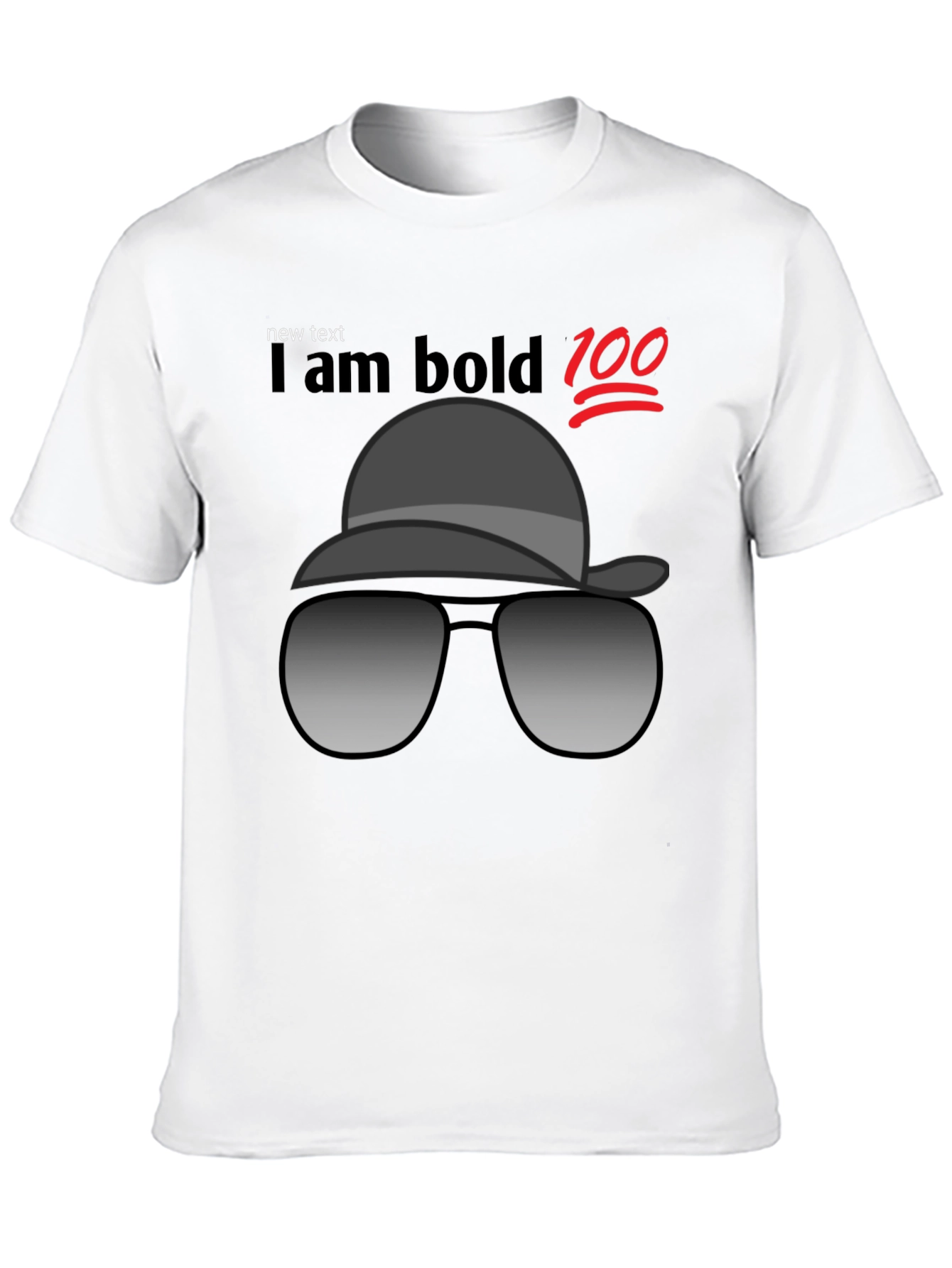 Cool Bold Style Black T-Shirt