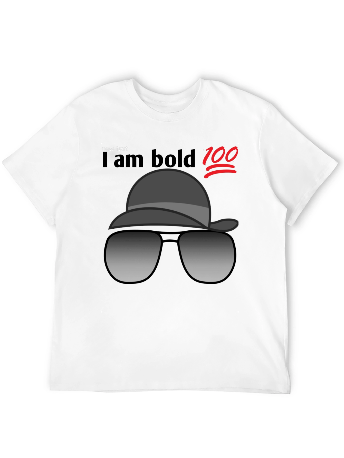 Cool Bold Style Black T-Shirt