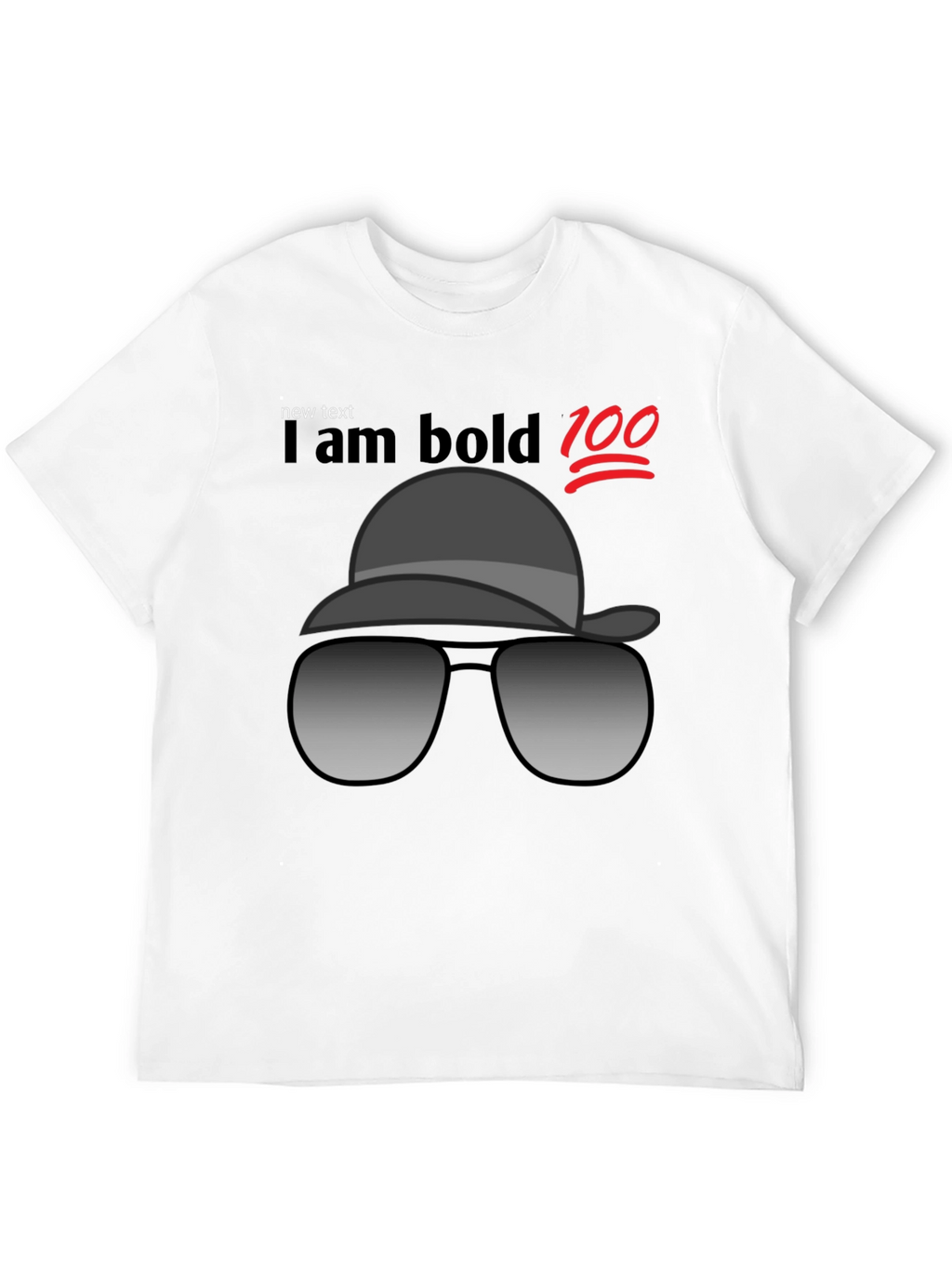 Cool Bold Style Black T-Shirt
