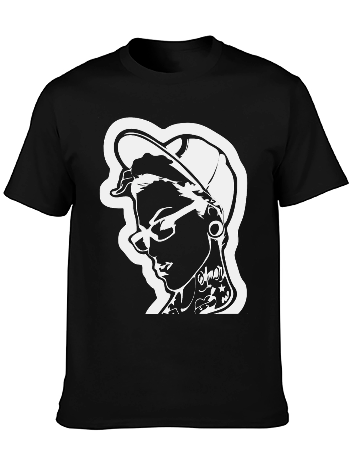 Black Graphic Tee - Cool Dude Design