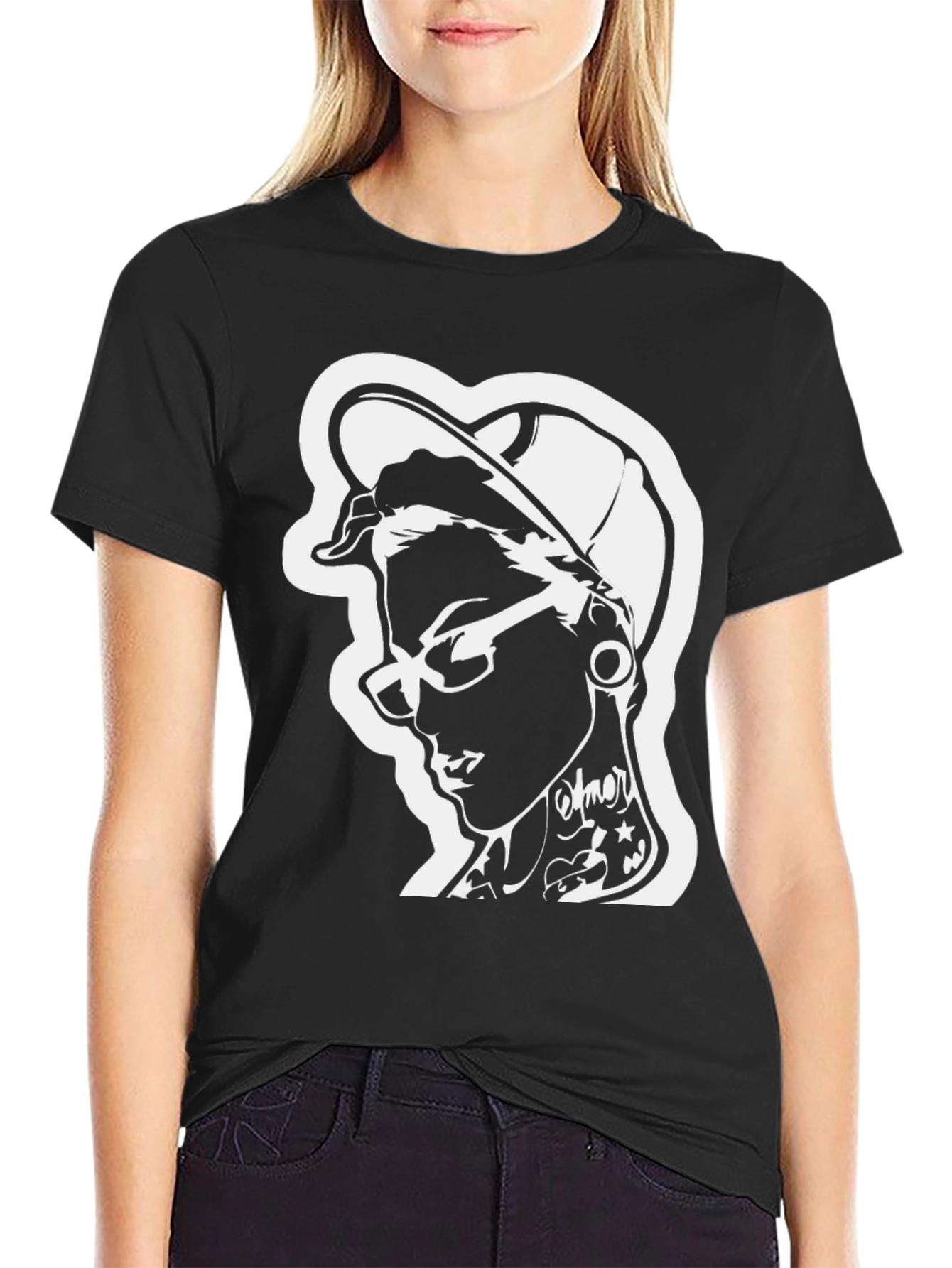 Black Graphic Tee - Cool Dude Design