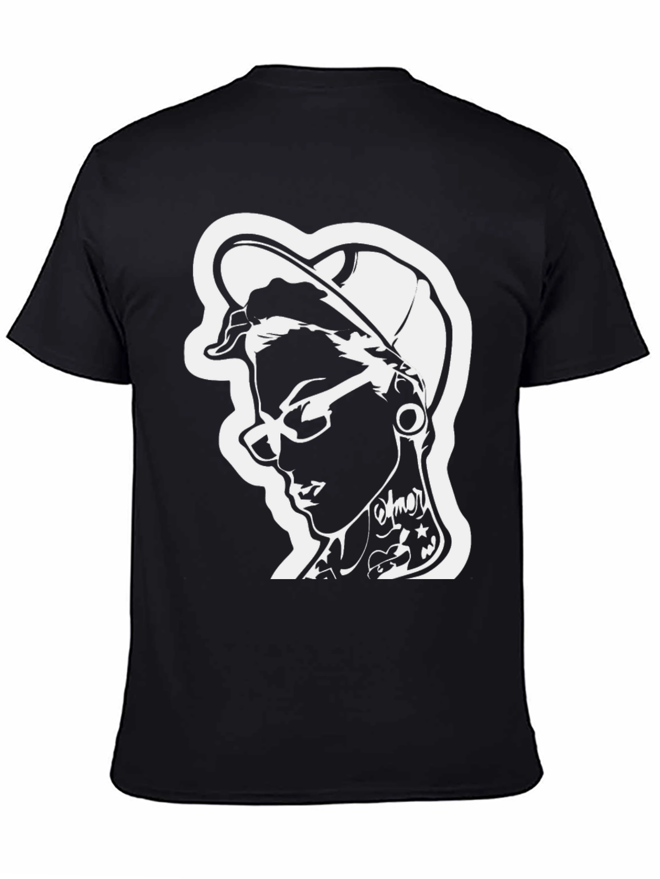 Black Graphic Tee - Cool Dude Design