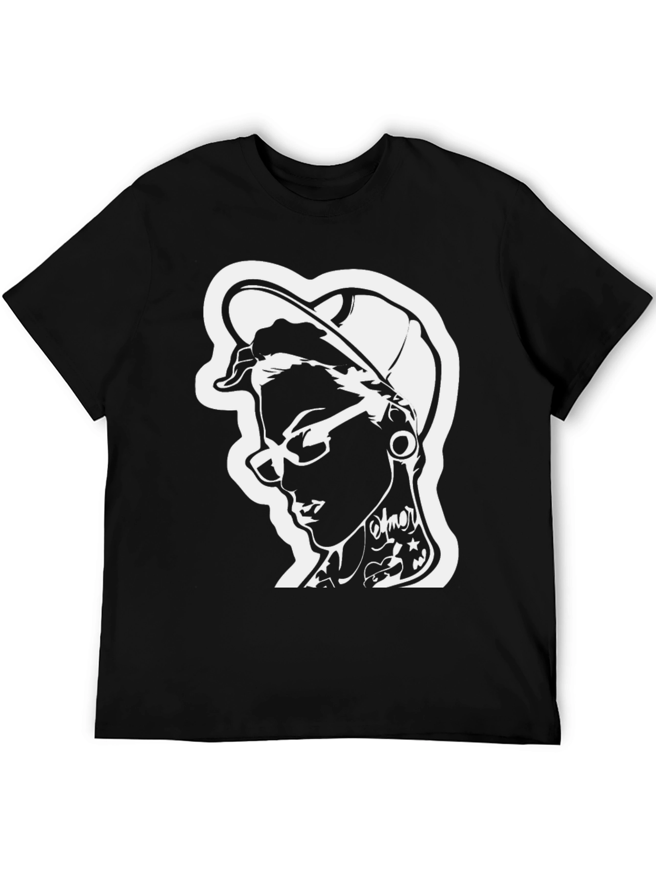 Black Graphic Tee - Cool Dude Design