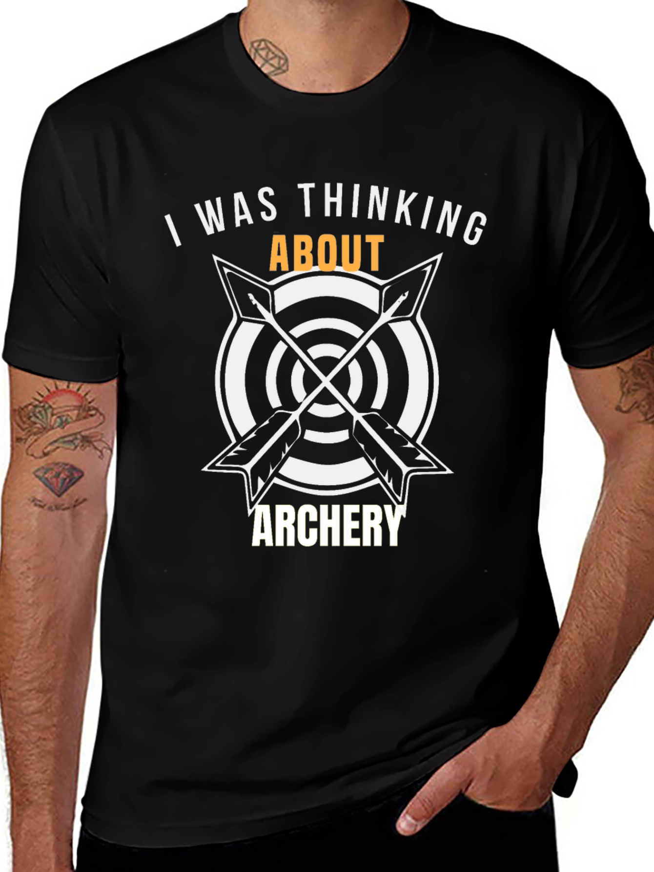 Archery T-Shirt: I Was Thinking About Archery