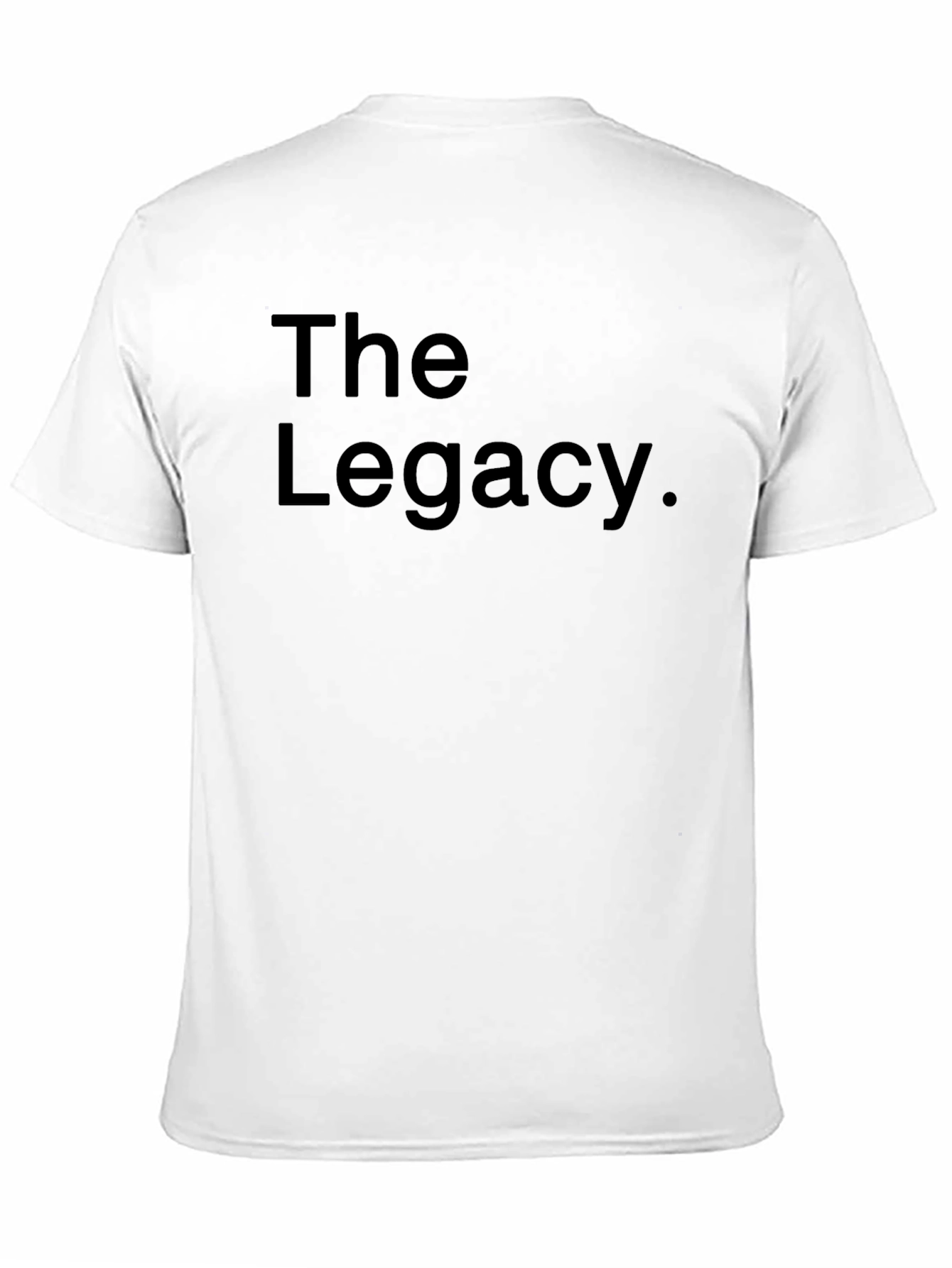 The Legacy. Black Graphic T-Shirt