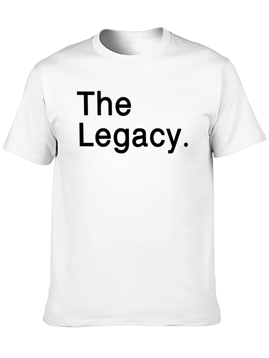 The Legacy. Black Graphic T-Shirt
