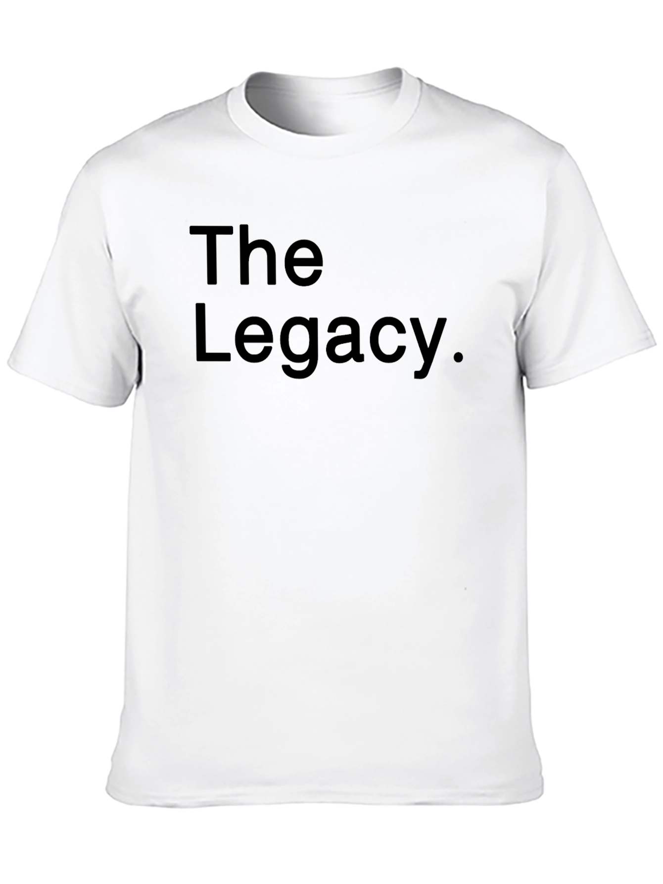 The Legacy. Black Graphic T-Shirt