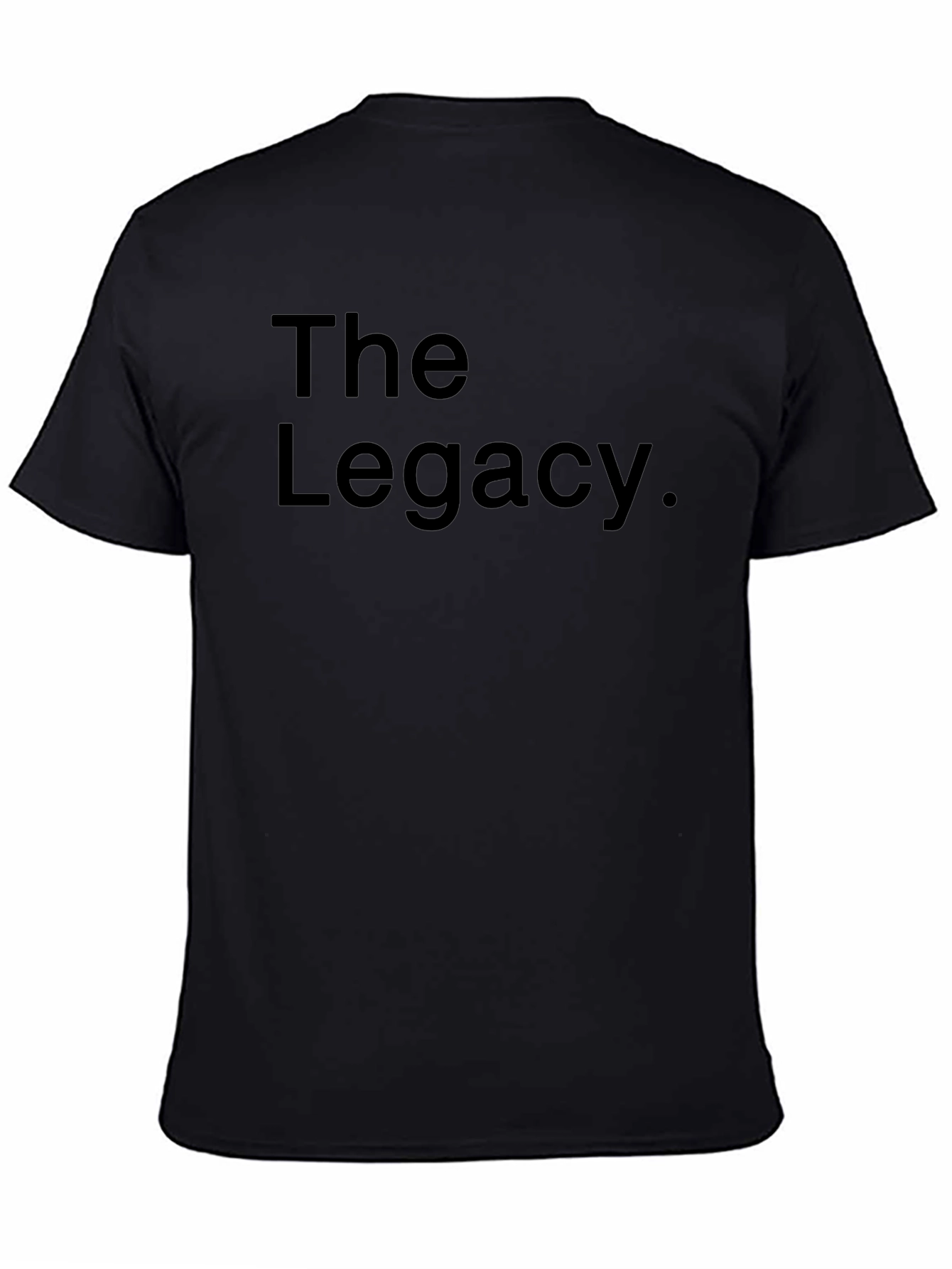The Legacy. Black Graphic T-Shirt