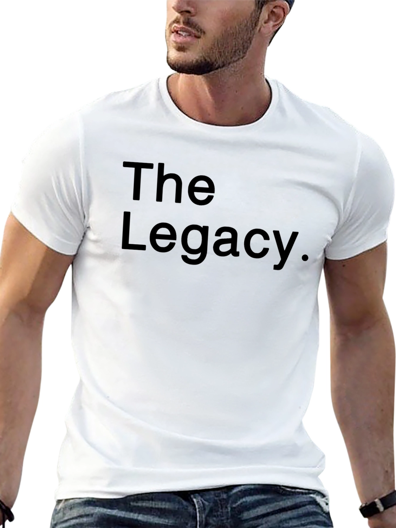 The Legacy. Black Graphic T-Shirt