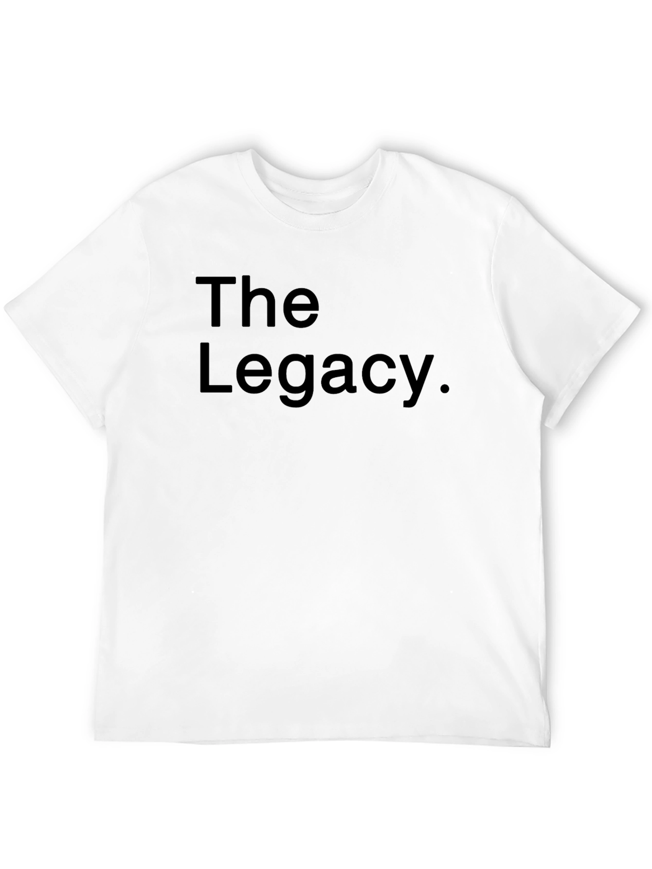 The Legacy. Black Graphic T-Shirt