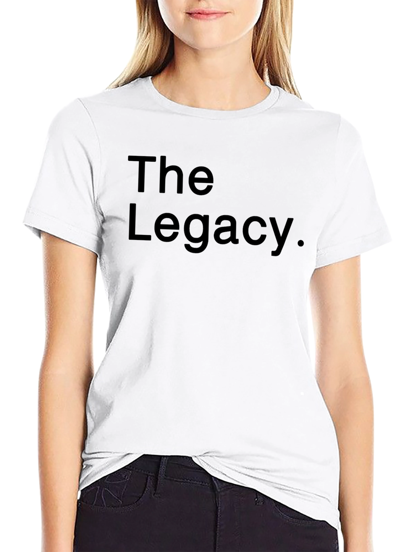 The Legacy. Black Graphic T-Shirt