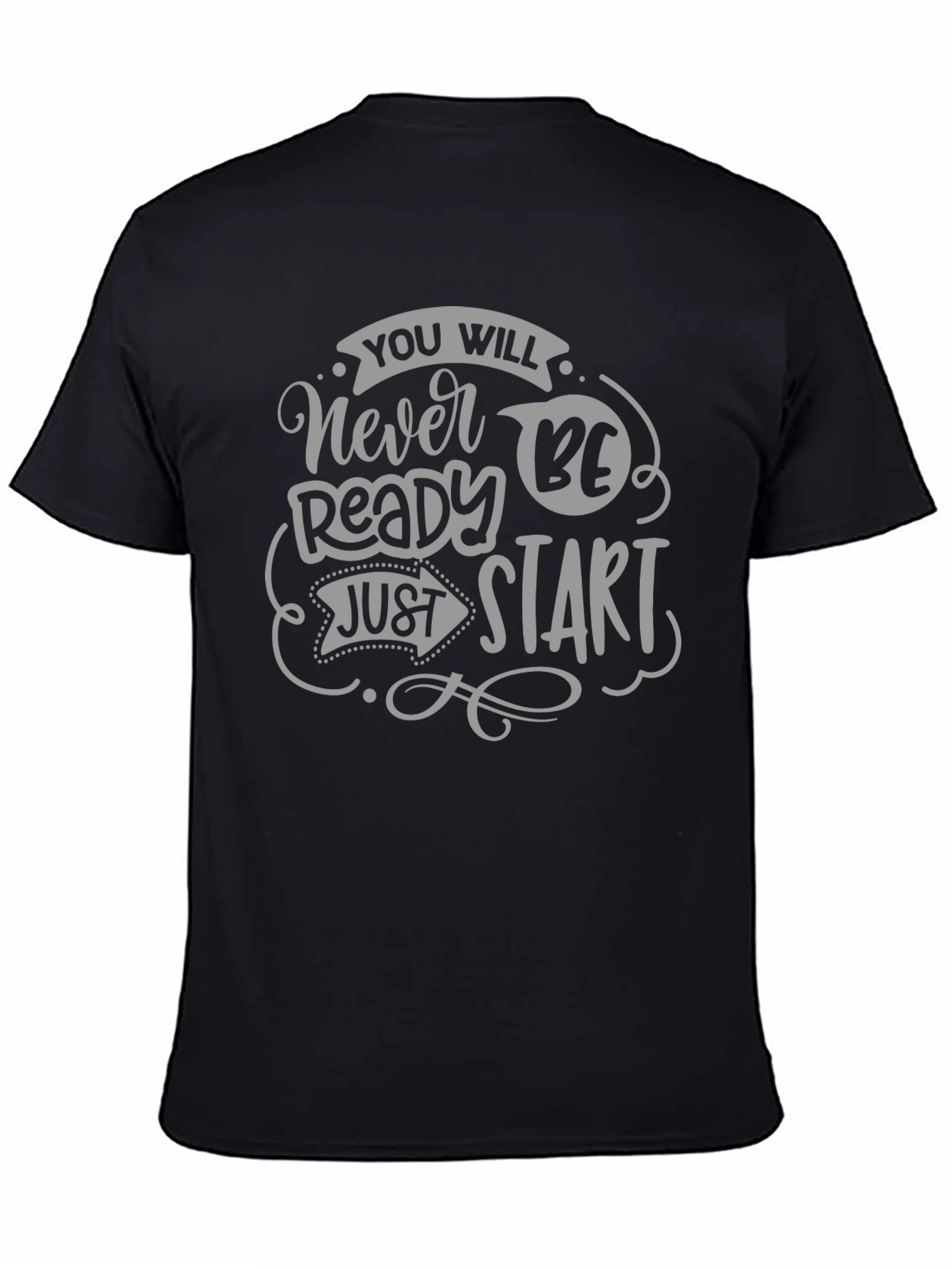 Never Ready Just Start Graphic Tee