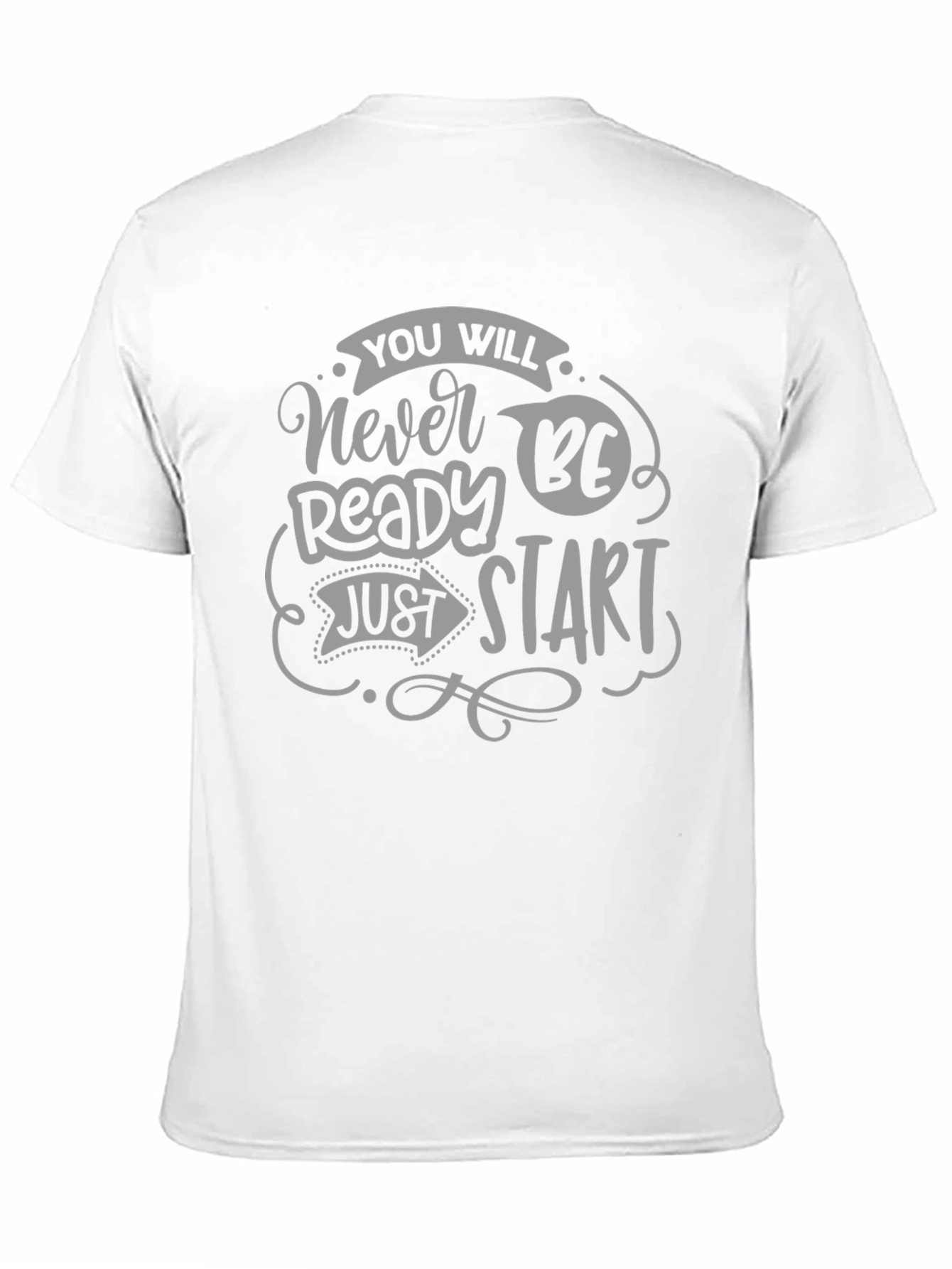 Never Ready Just Start Graphic Tee