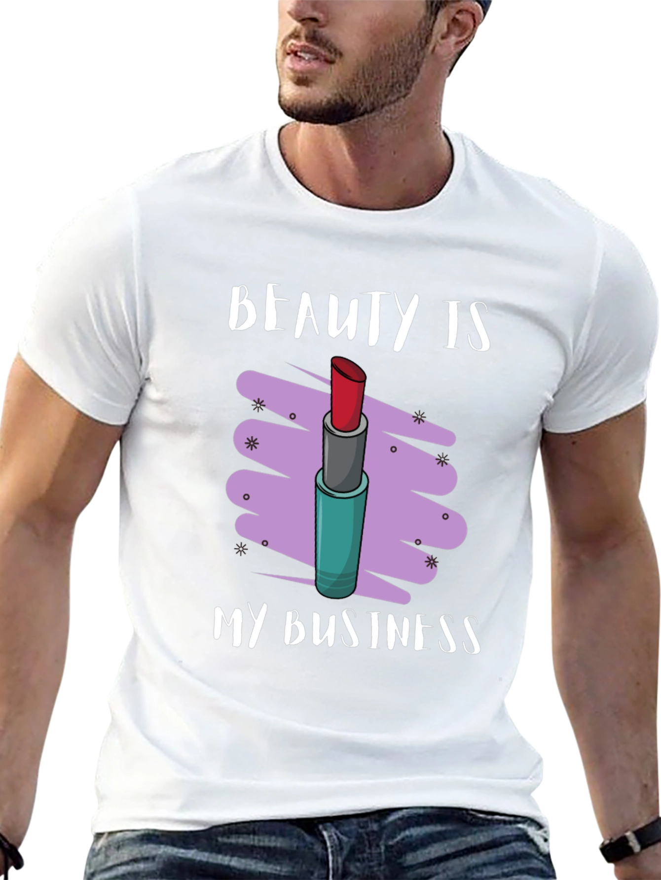 Beauty Is My Business Lipstick Graphic Tee