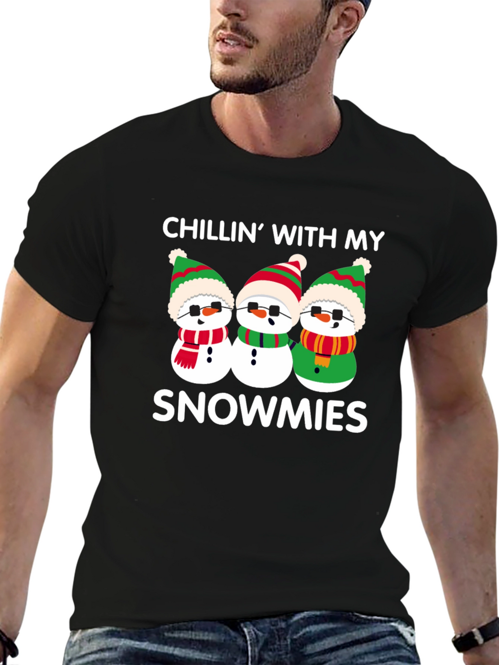Chillin With My Snowmies Graphic T-Shirt