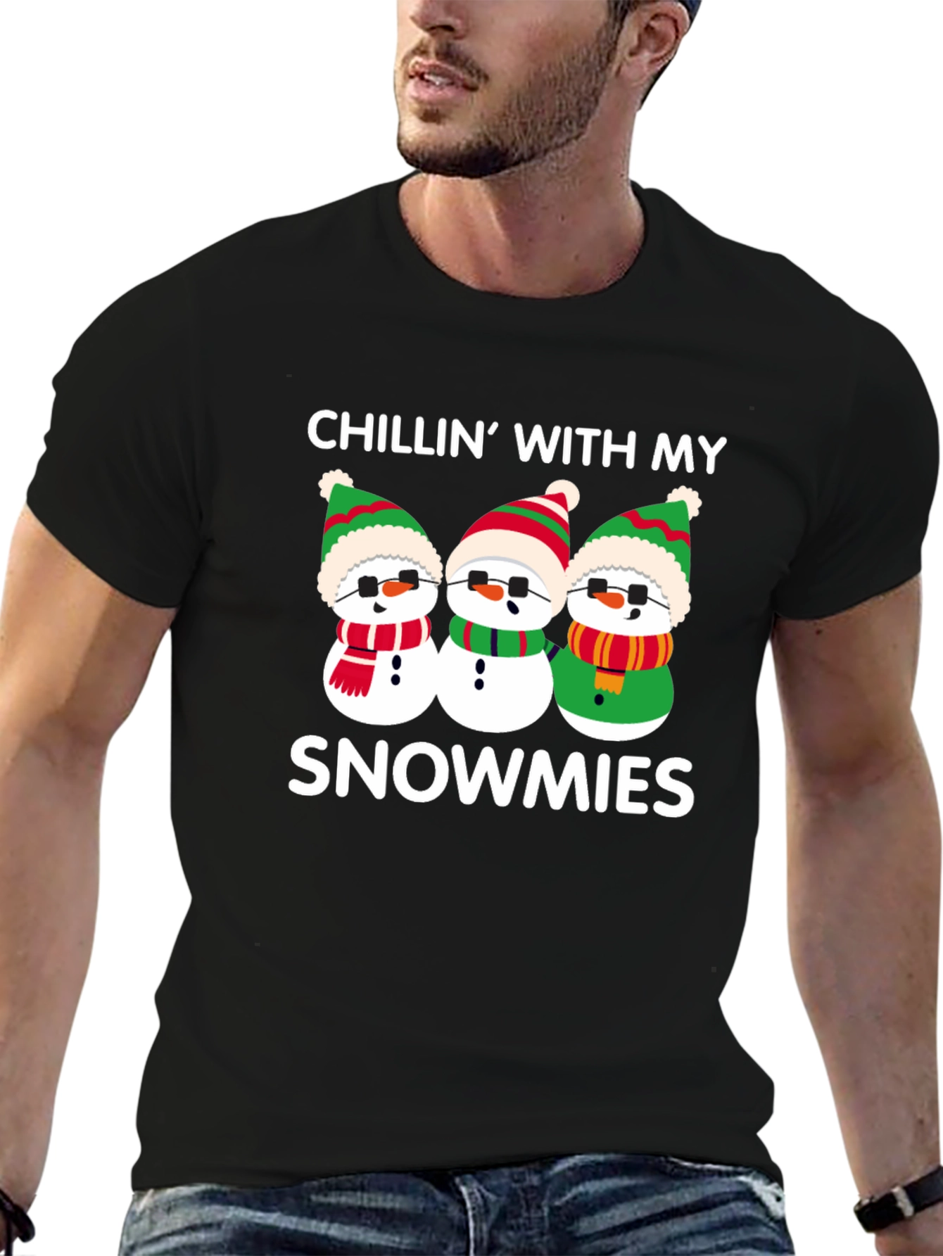Chillin With My Snowmies Graphic T-Shirt