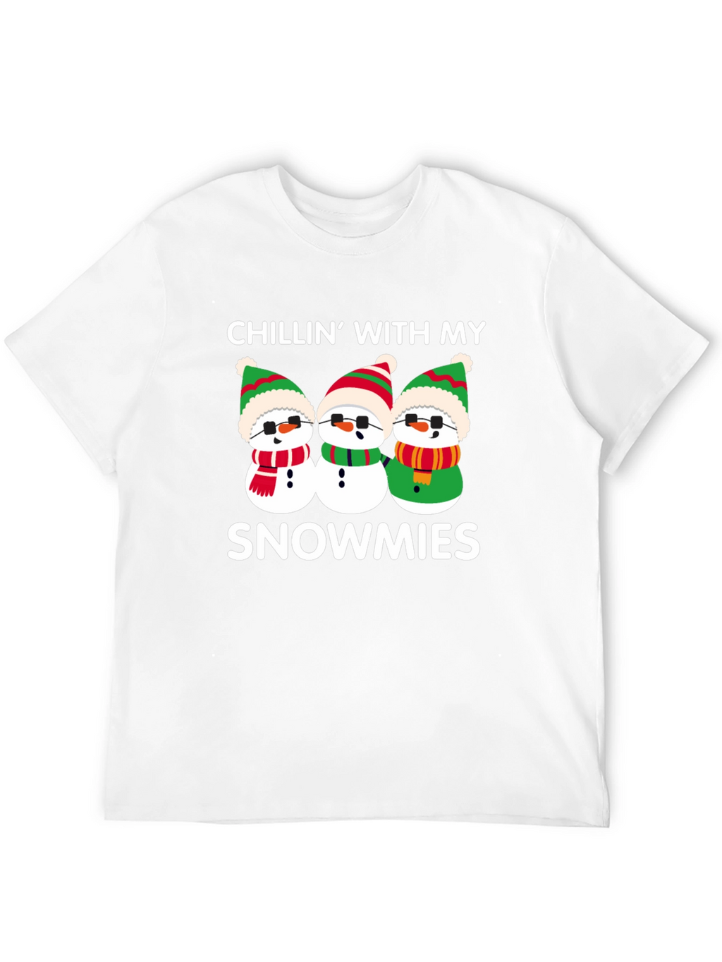 Chillin With My Snowmies Graphic T-Shirt