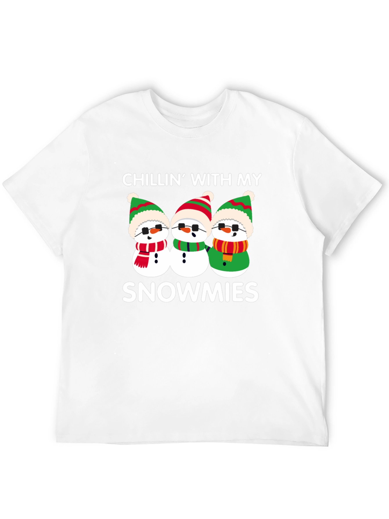 Chillin With My Snowmies Graphic T-Shirt
