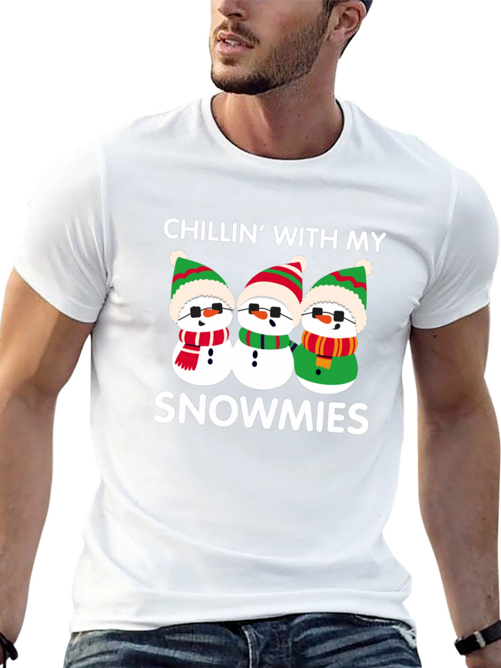 Chillin With My Snowmies Graphic T-Shirt