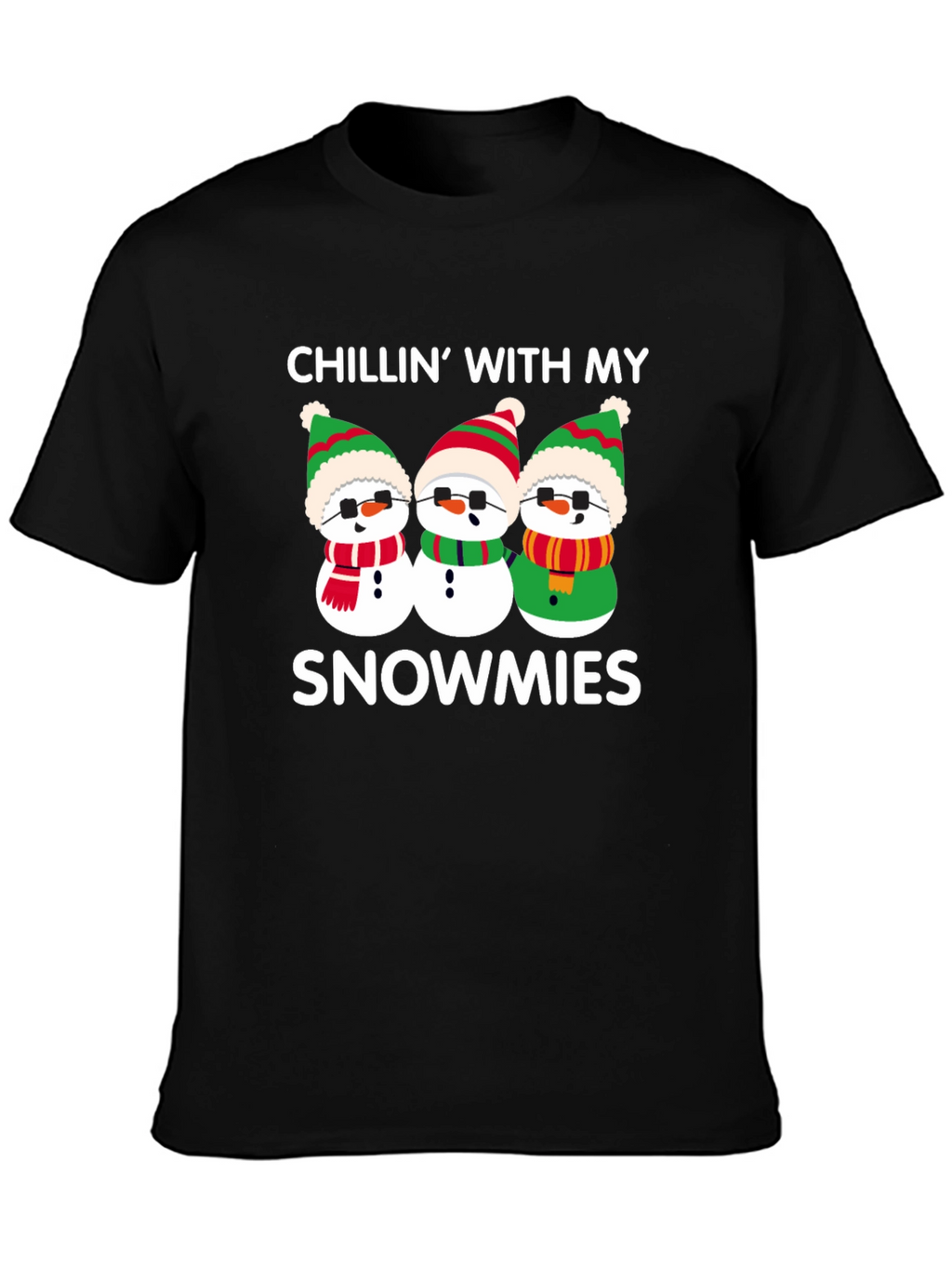Chillin With My Snowmies Graphic T-Shirt