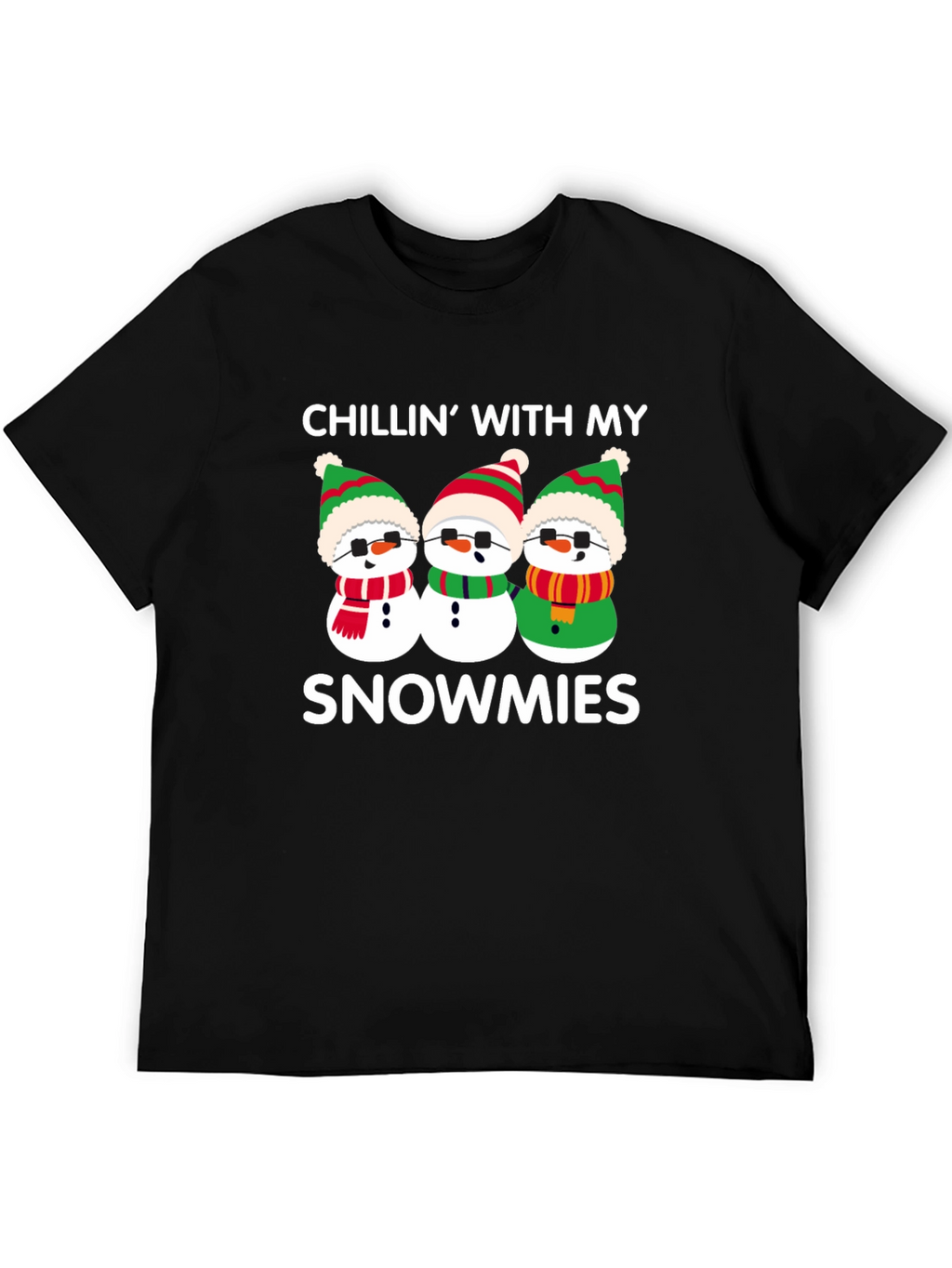 Chillin With My Snowmies Graphic T-Shirt