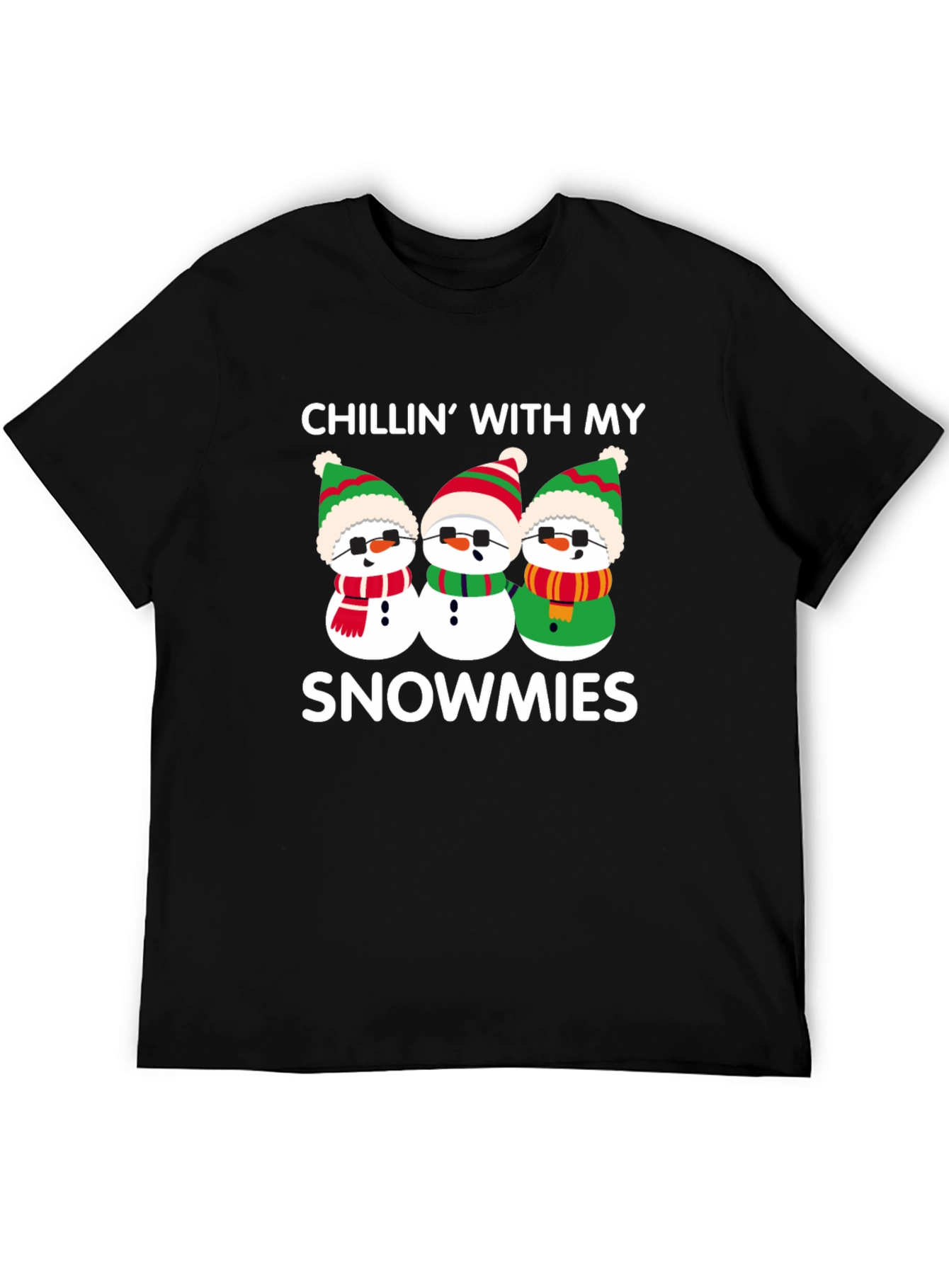 Chillin With My Snowmies Graphic T-Shirt