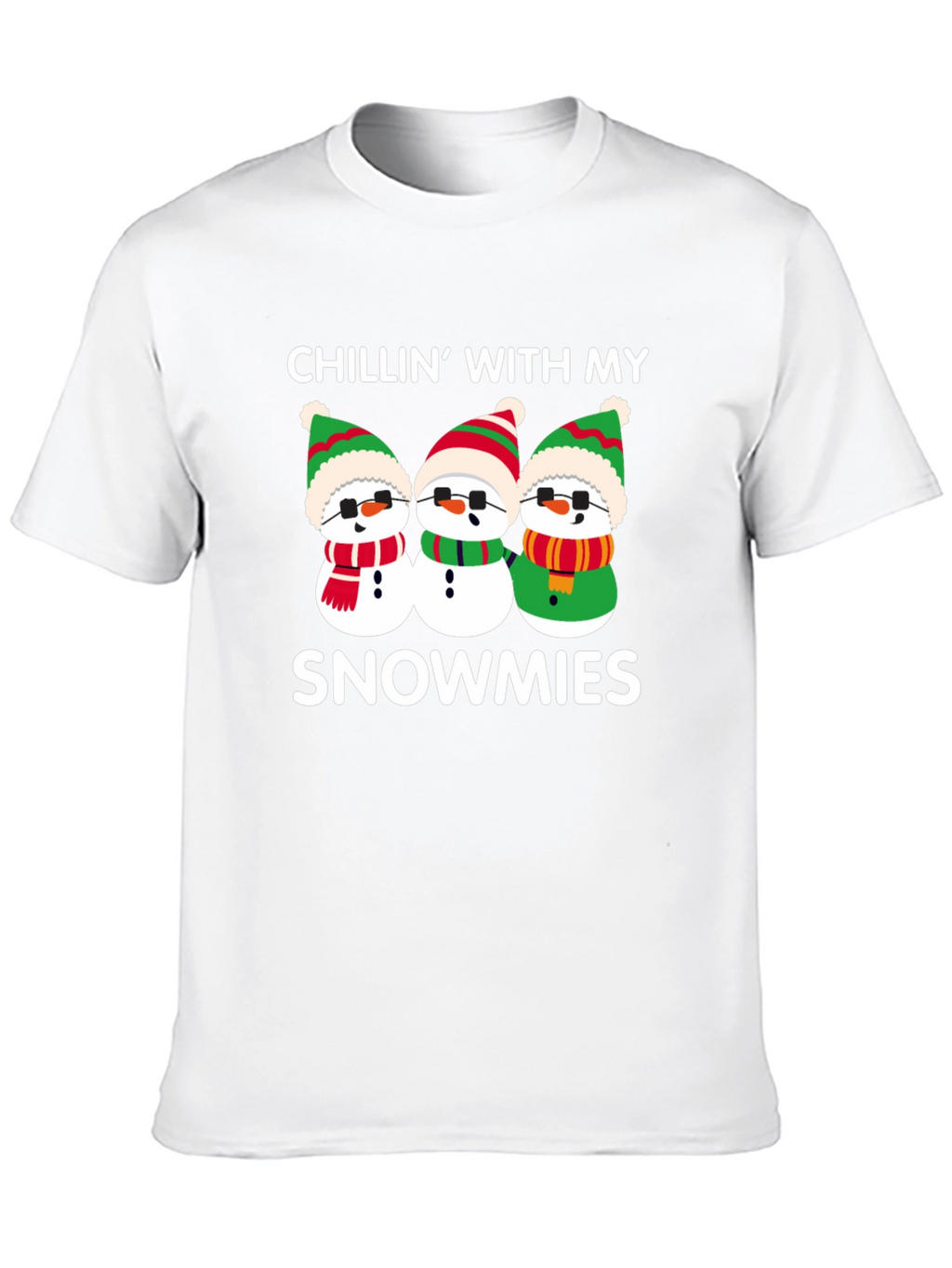Chillin With My Snowmies Graphic T-Shirt