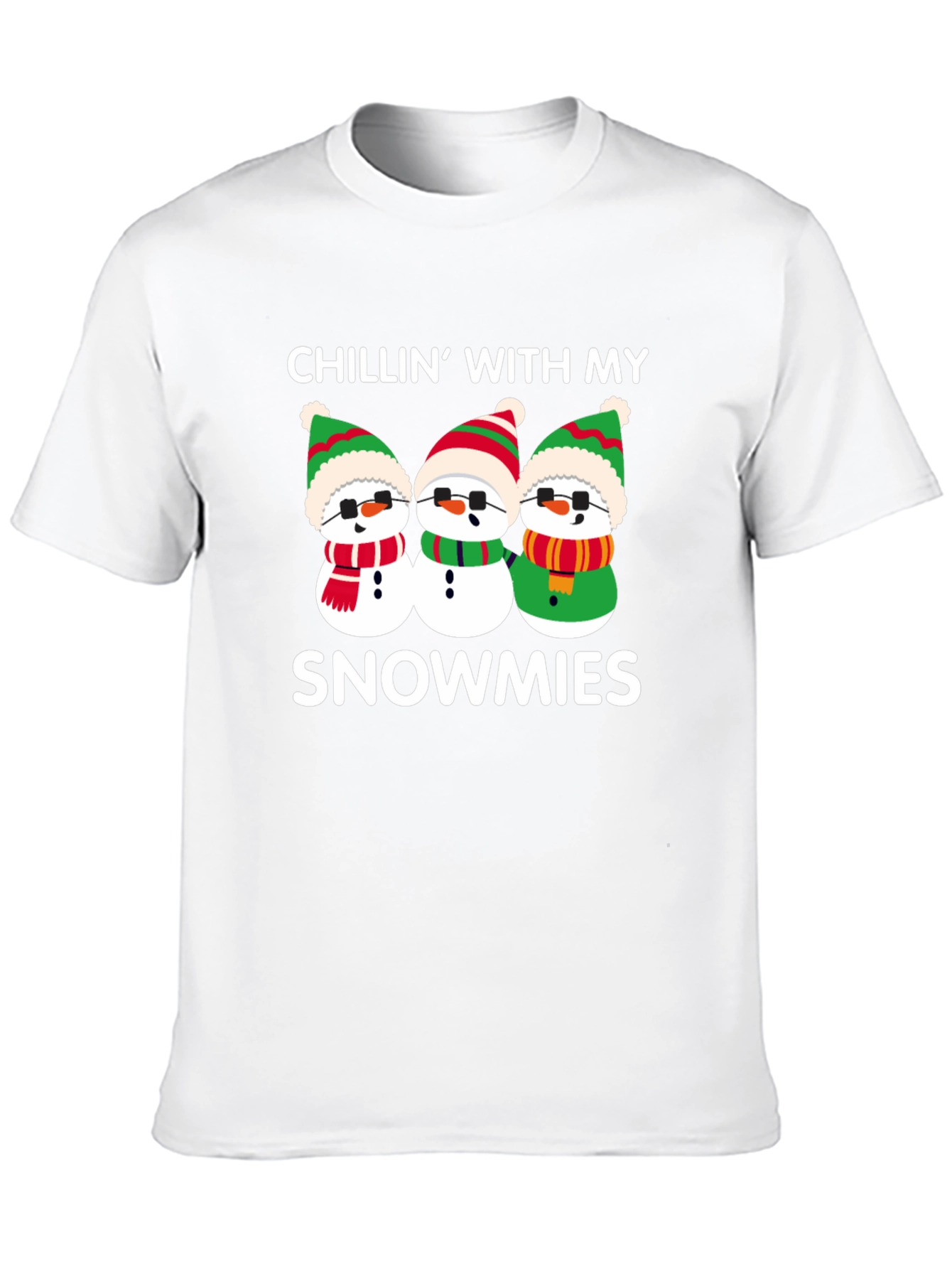 Chillin With My Snowmies Graphic T-Shirt
