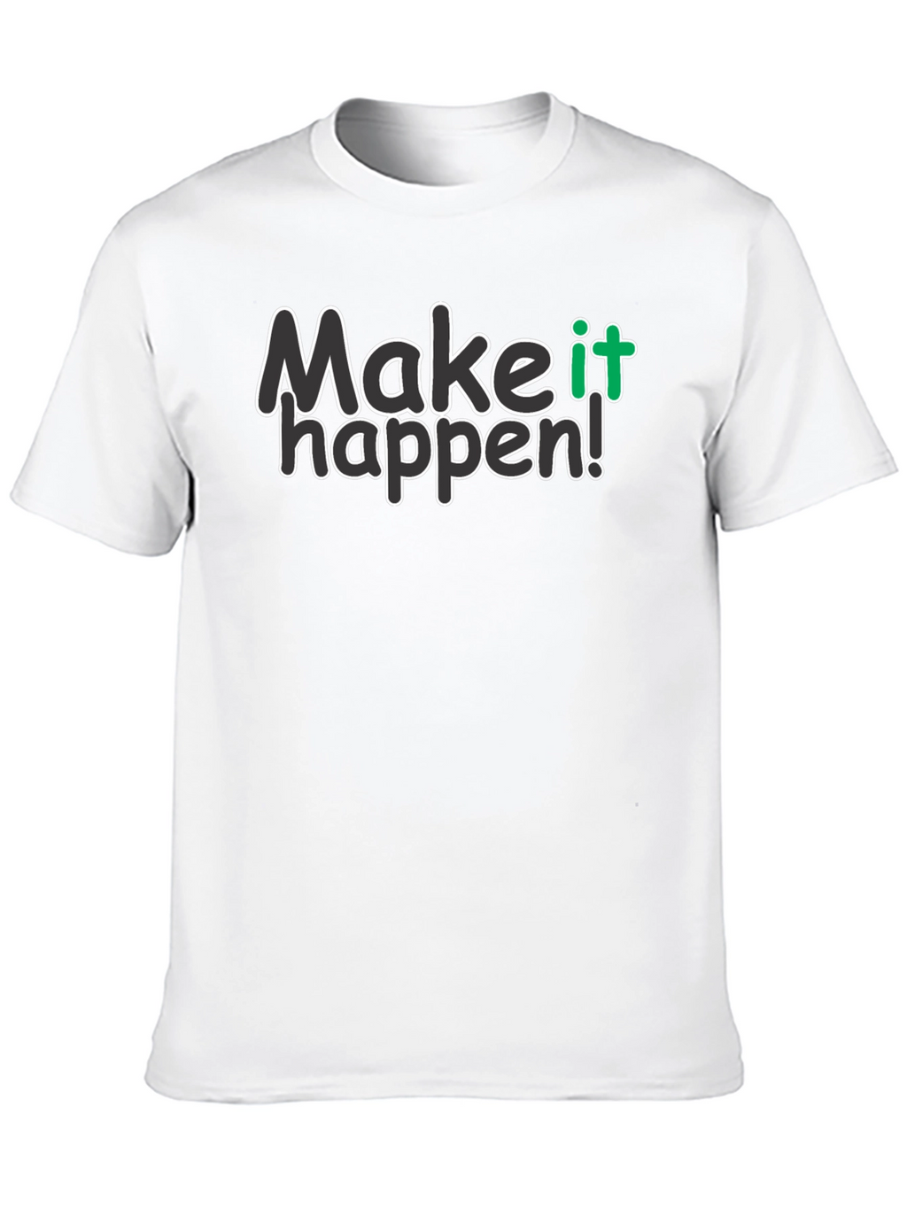 Make it Happen Black Graphic Tee