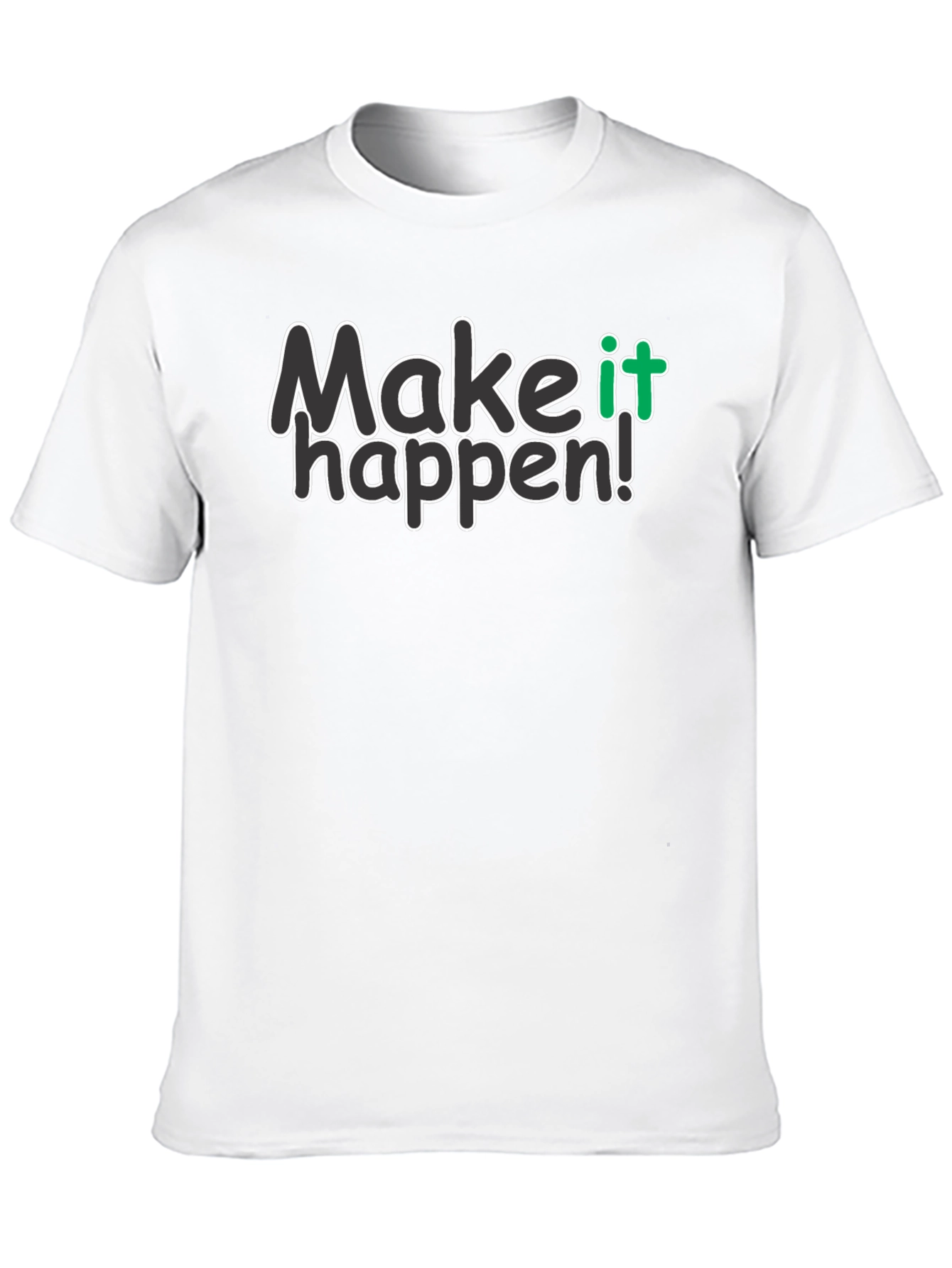 Make it Happen Black Graphic Tee