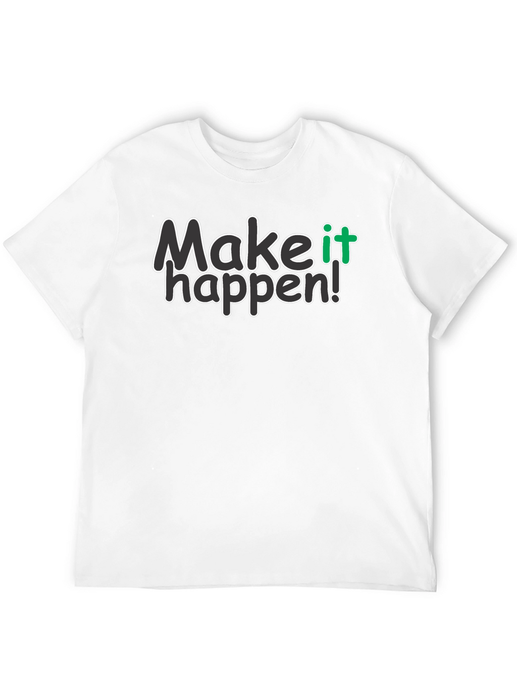 Make it Happen Black Graphic Tee
