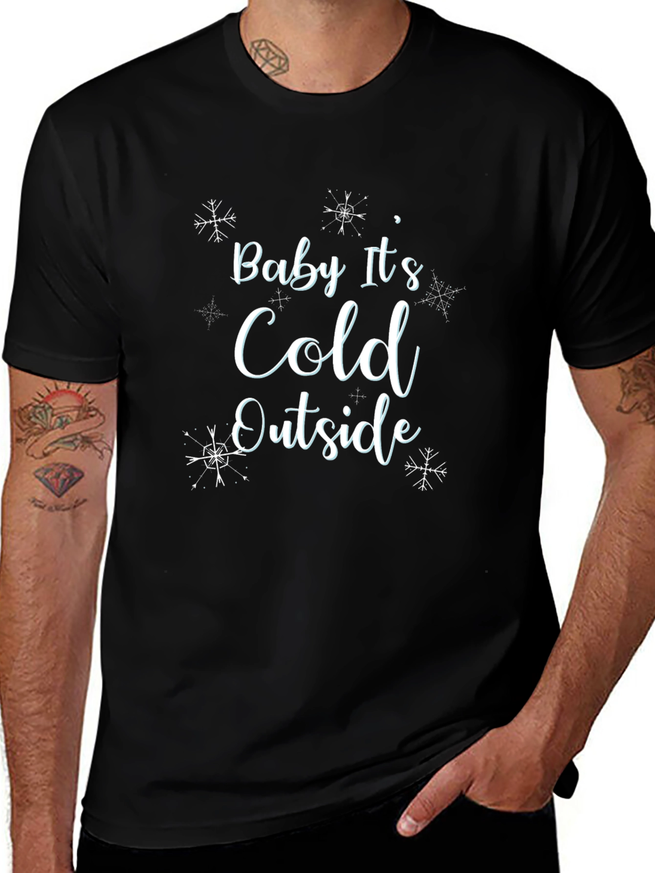 Baby Its Cold Outside Winter Graphic Tee