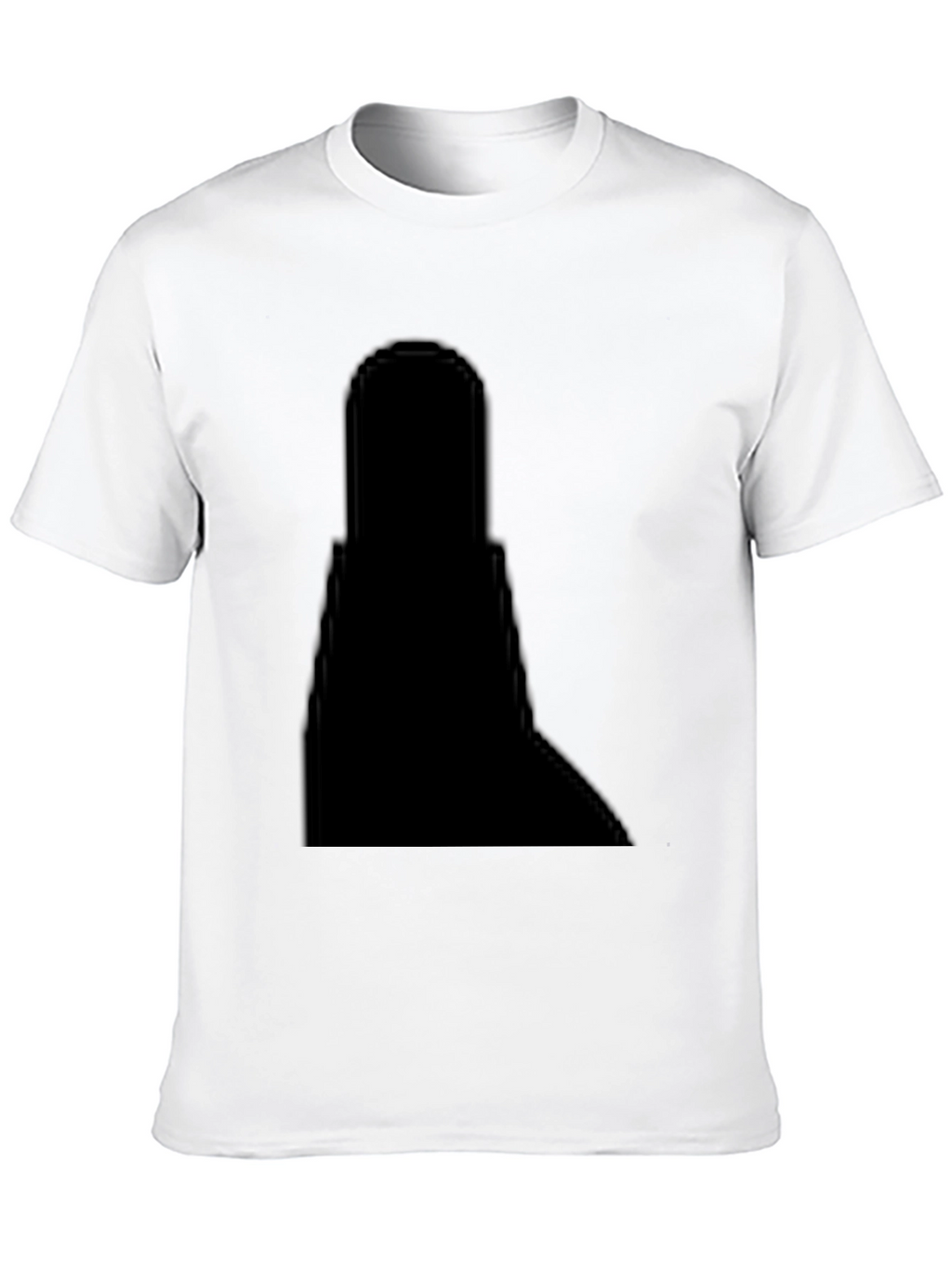 Classic Black Cotton Crew Neck T-Shirt
