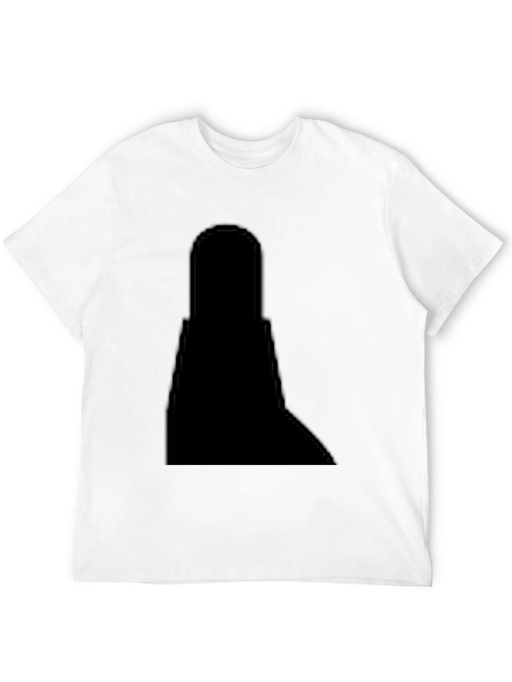 Classic Black Cotton Crew Neck T-Shirt