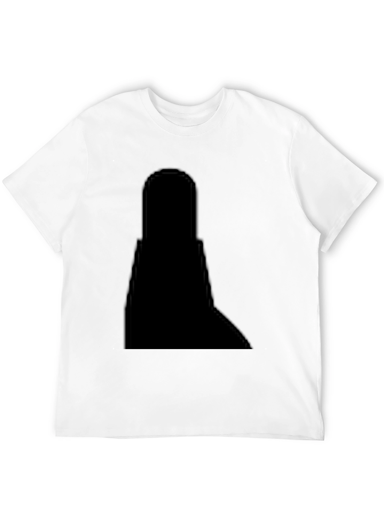 Classic Black Cotton Crew Neck T-Shirt