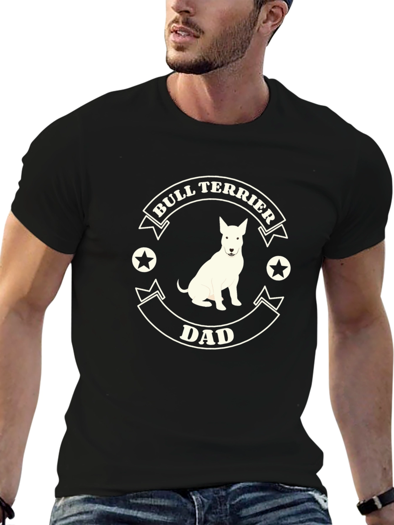 Bull Terrier Dad T-Shirt - Dog Lover Tee