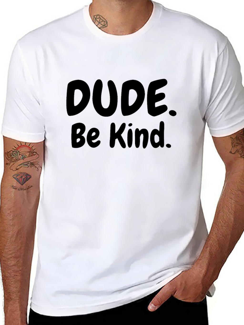 Dude Be Kind Black T-Shirt