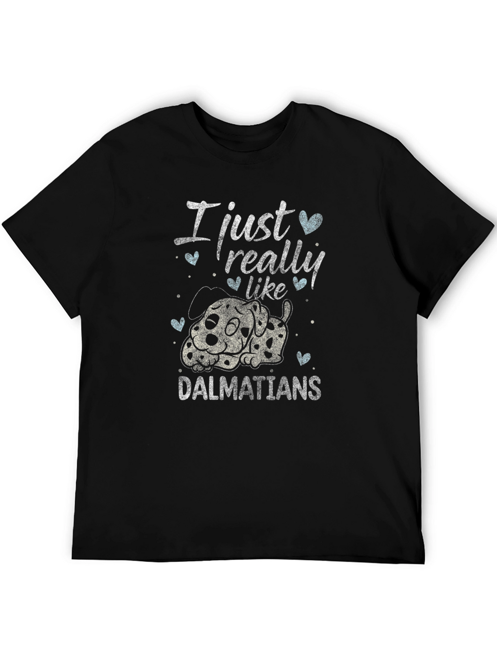 Dalmatian Lover Graphic Tee - Black