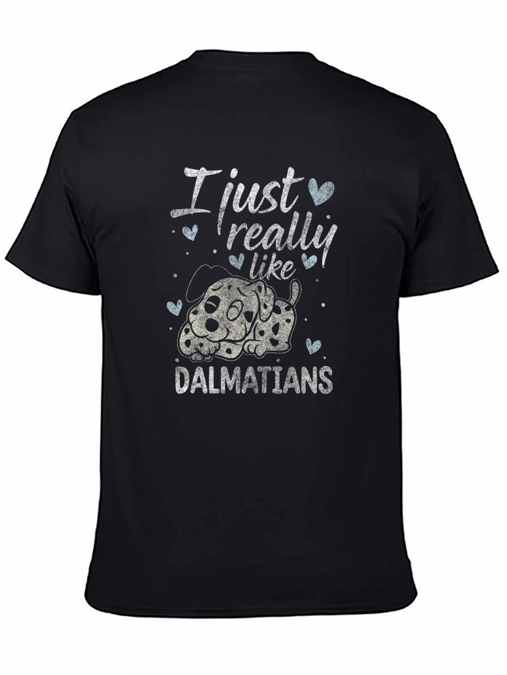 Dalmatian Lover Graphic Tee - Black