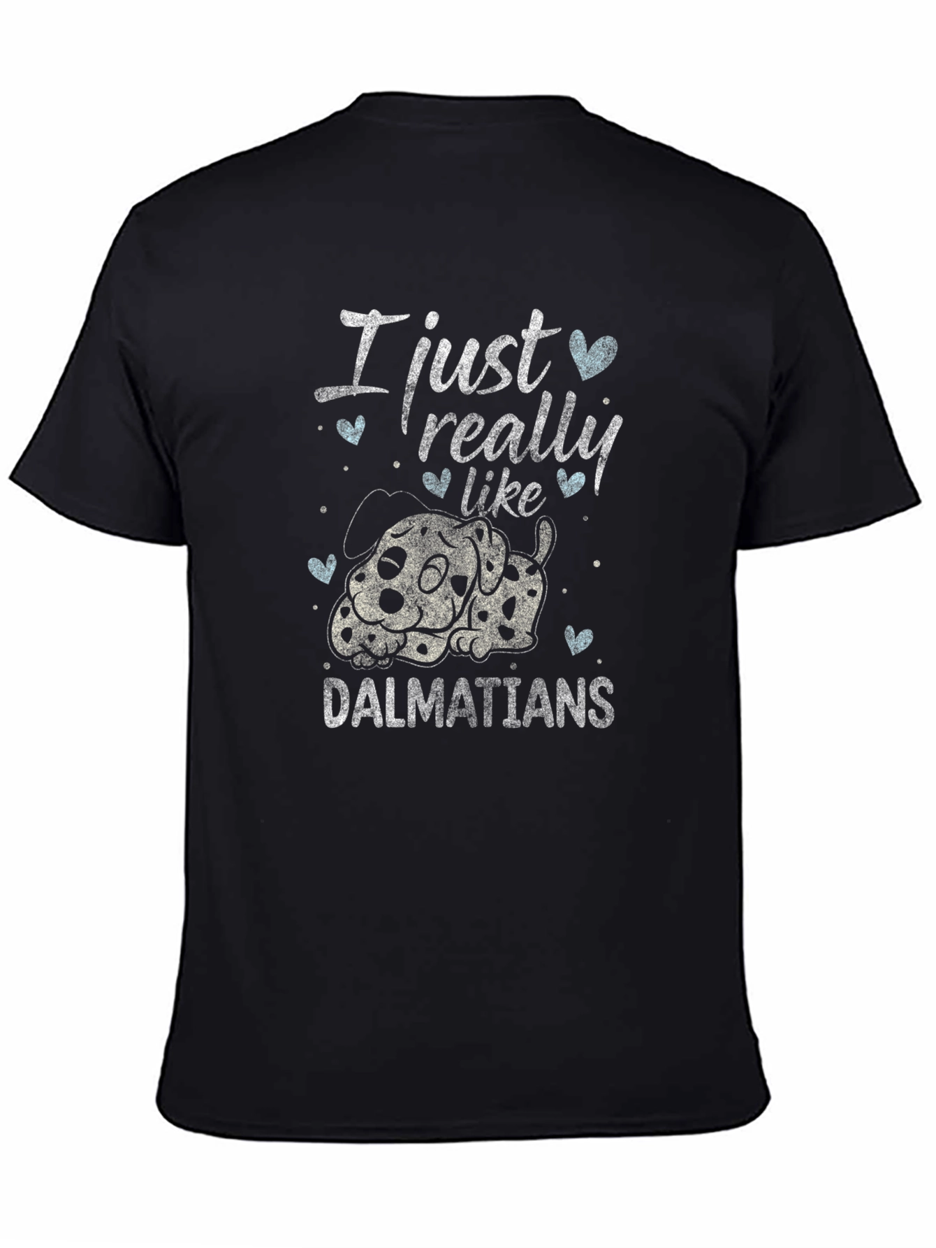 Dalmatian Lover Graphic Tee - Black