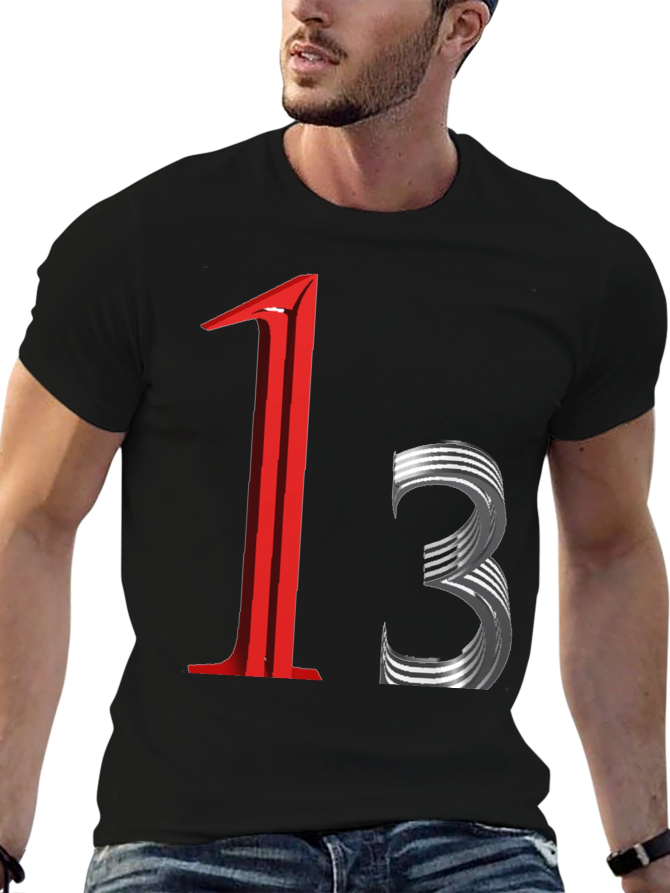 Edgy Graphic Tee - 13 Design