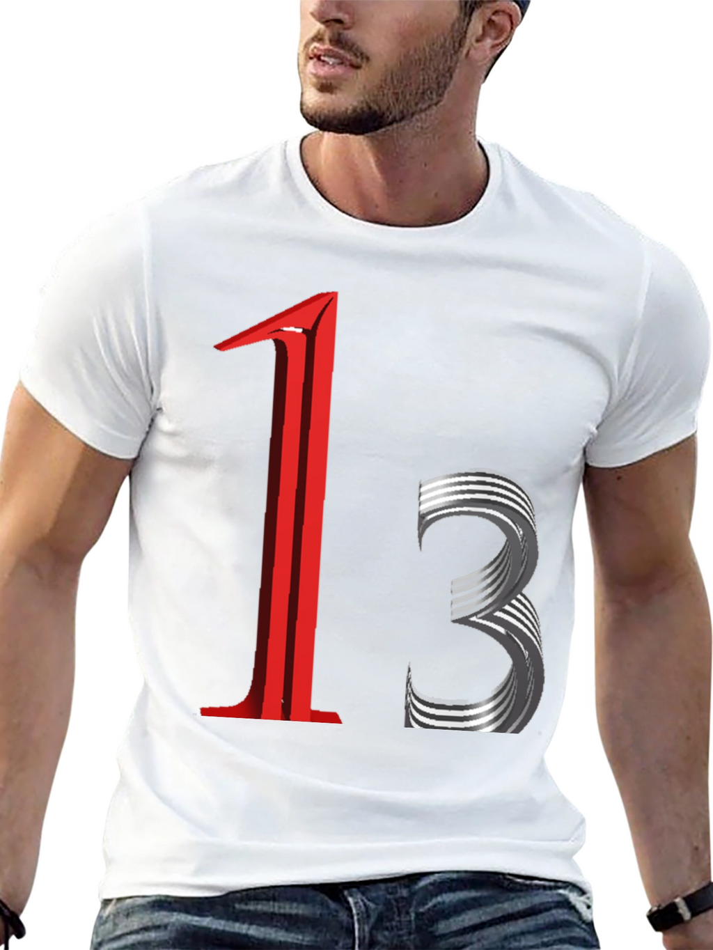 Edgy Graphic Tee - 13 Design